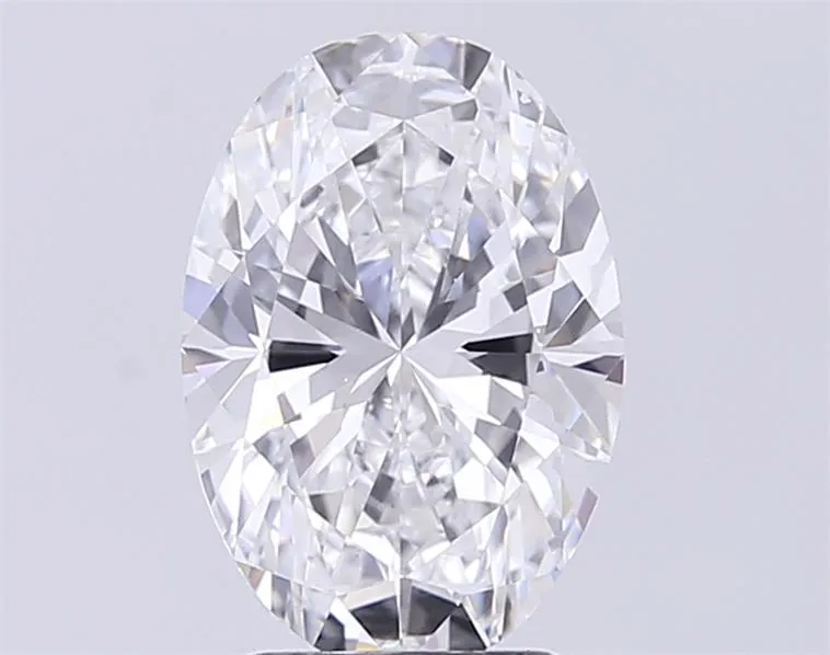 3.00ct Oval Lab Grown Diamond (Colour E, Clarity VVS2, IGI Certified)