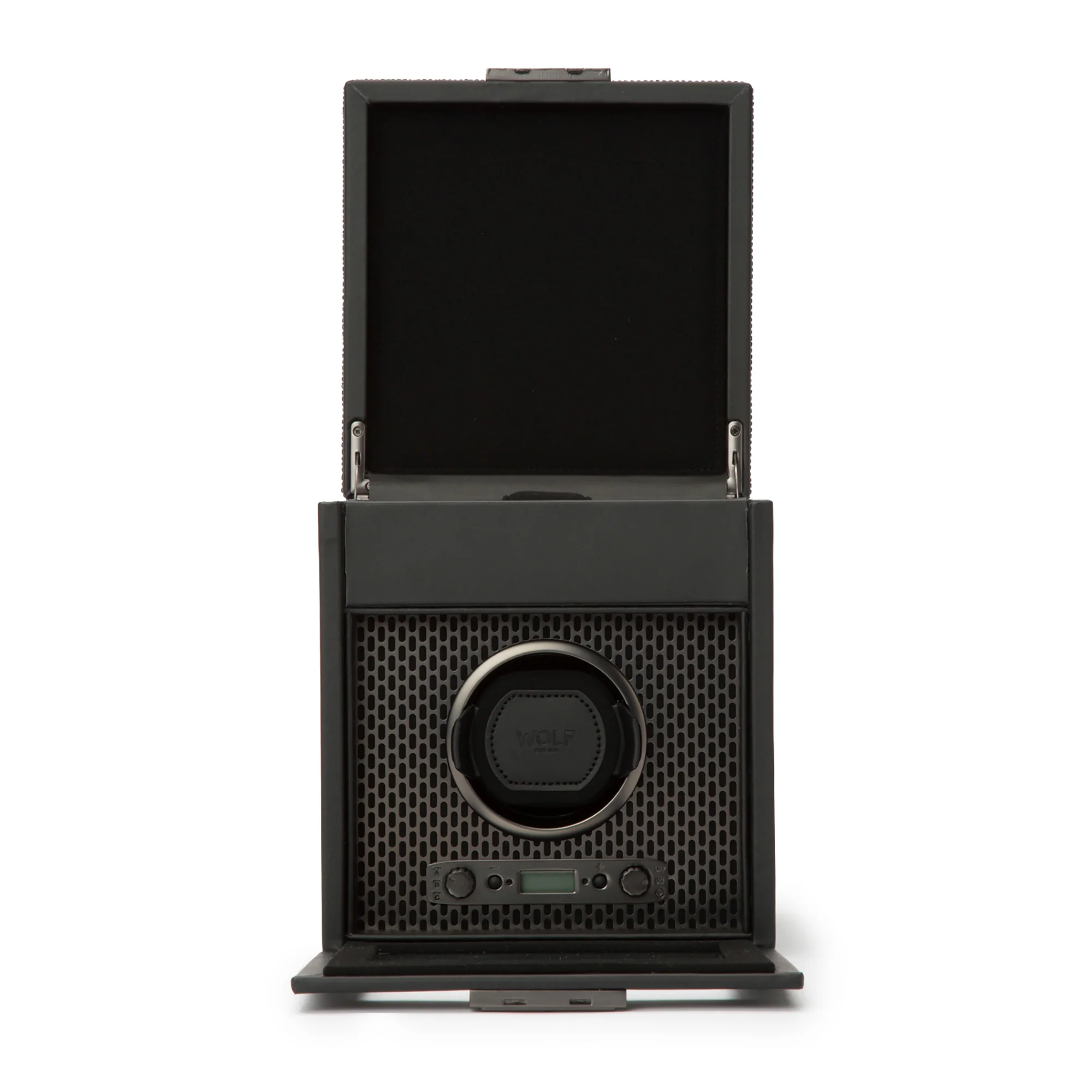 WOLF Axis Single Watch Winder with Storage | Powder Coat - Image 4