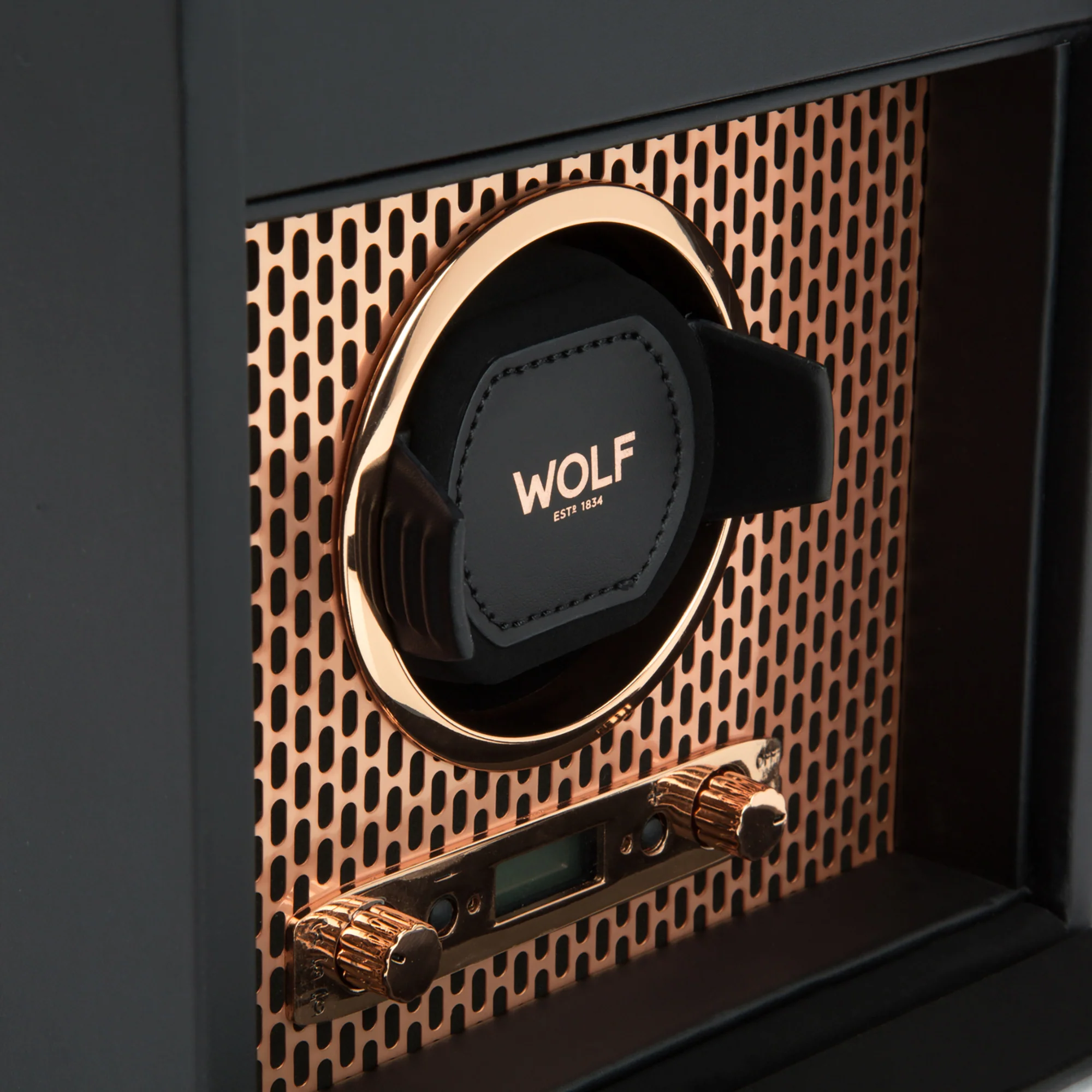 WOLF Axis Single Watch Winder with Storage | Copper - Image 5