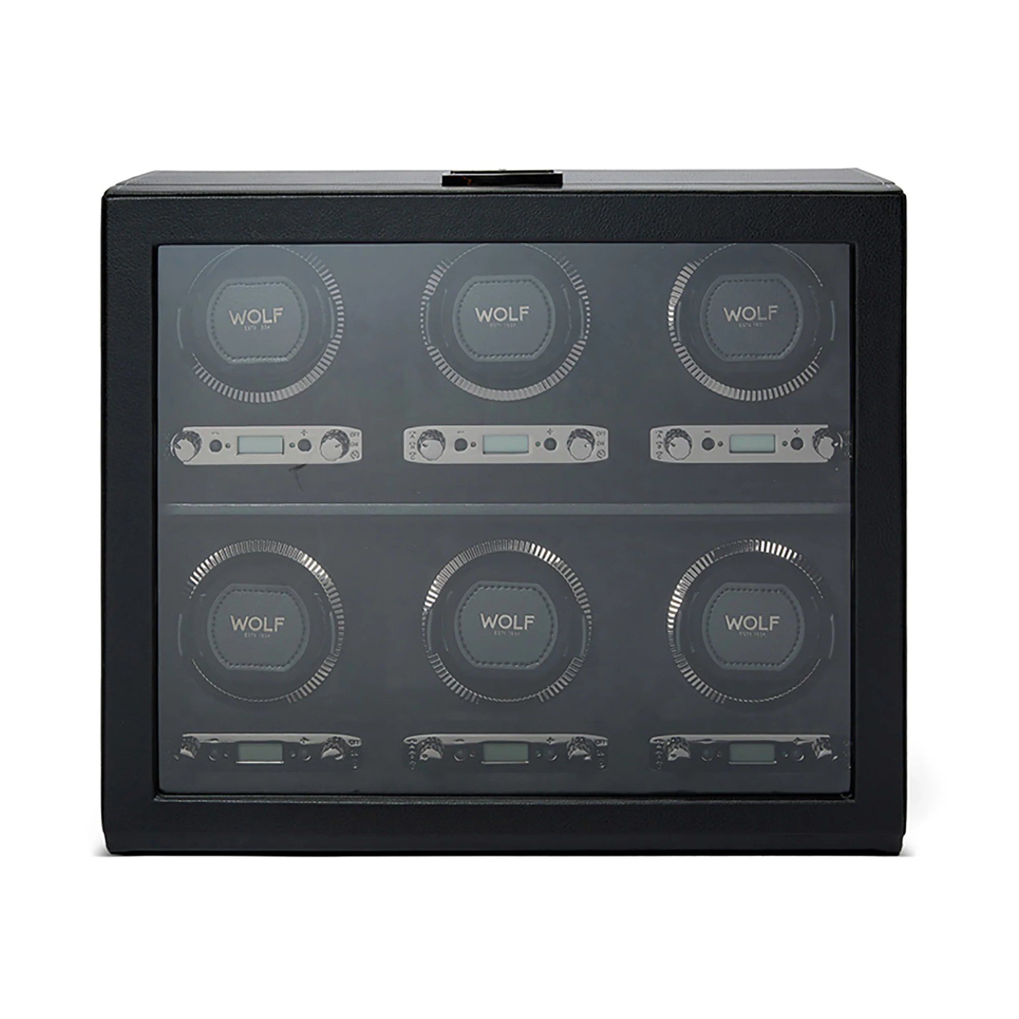 WOLF British Racing 6 Piece Watch Winder | Black - Image 3