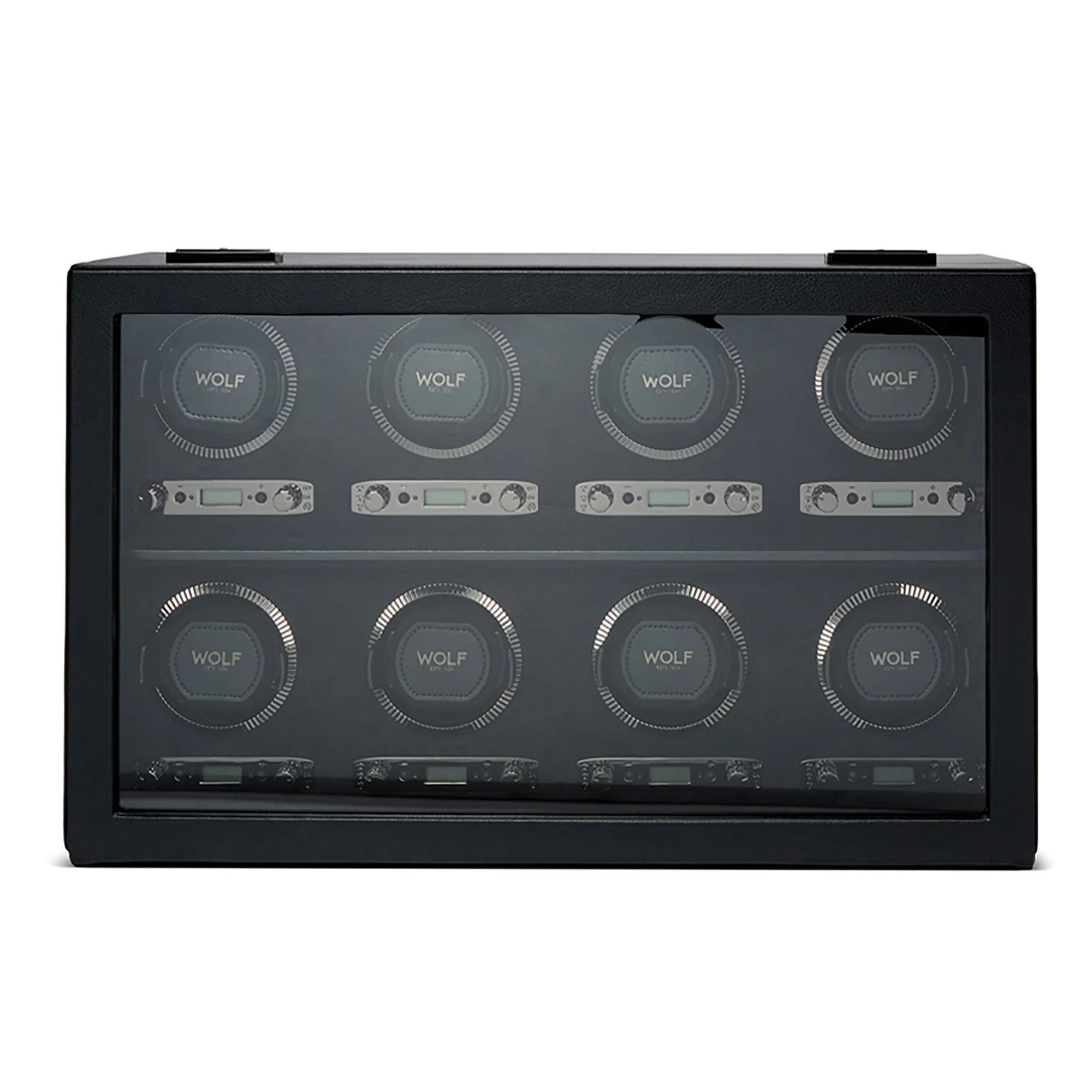 WOLF British Racing 8 Piece Watch Winder | Black - Image 3