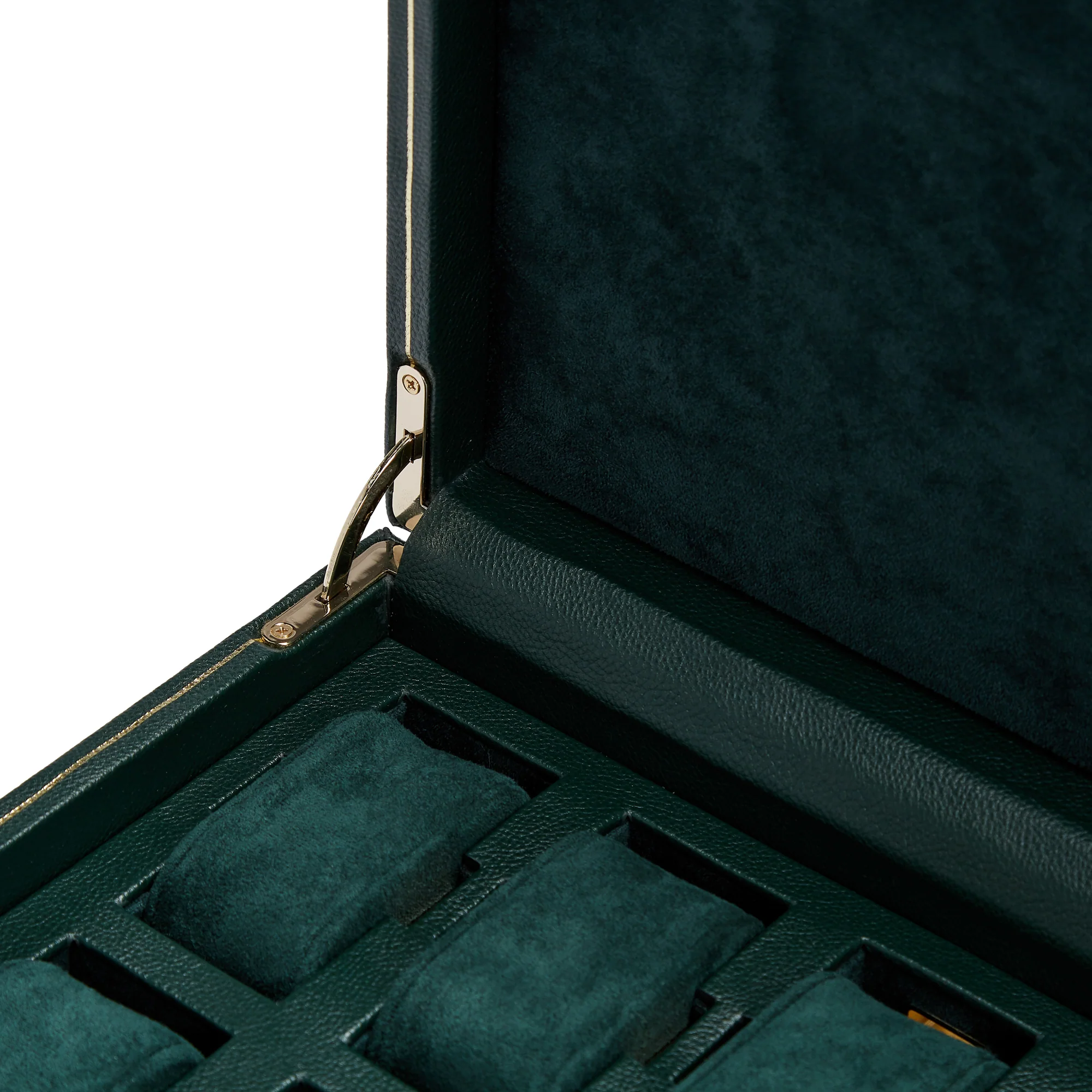 WOLF British Racing 8 Piece Watch Box | Green - Image 4
