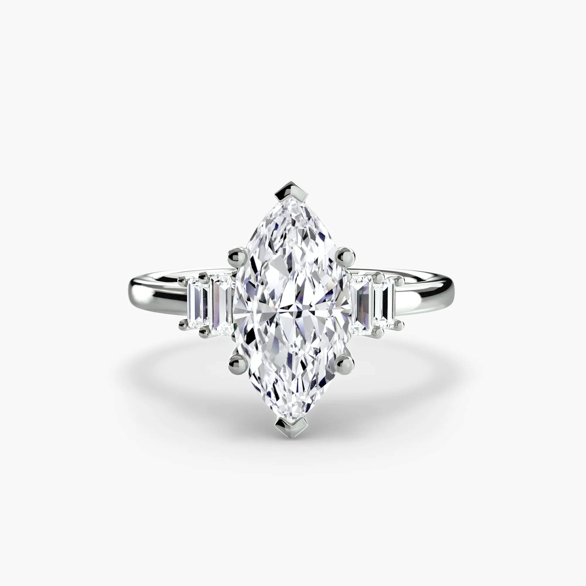 Baguette Accent Solitaire - Image 11