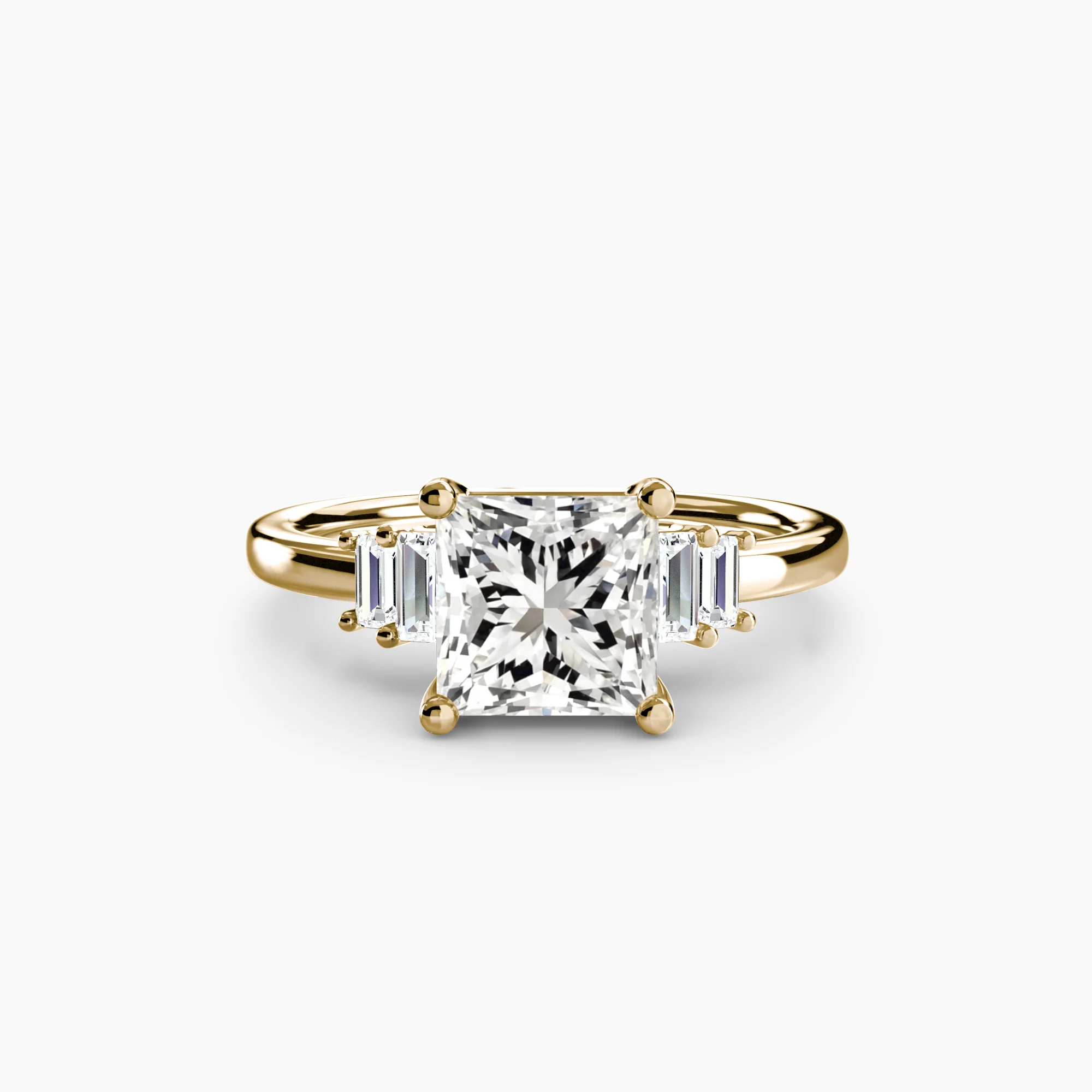 Baguette Accent Solitaire - Image 13