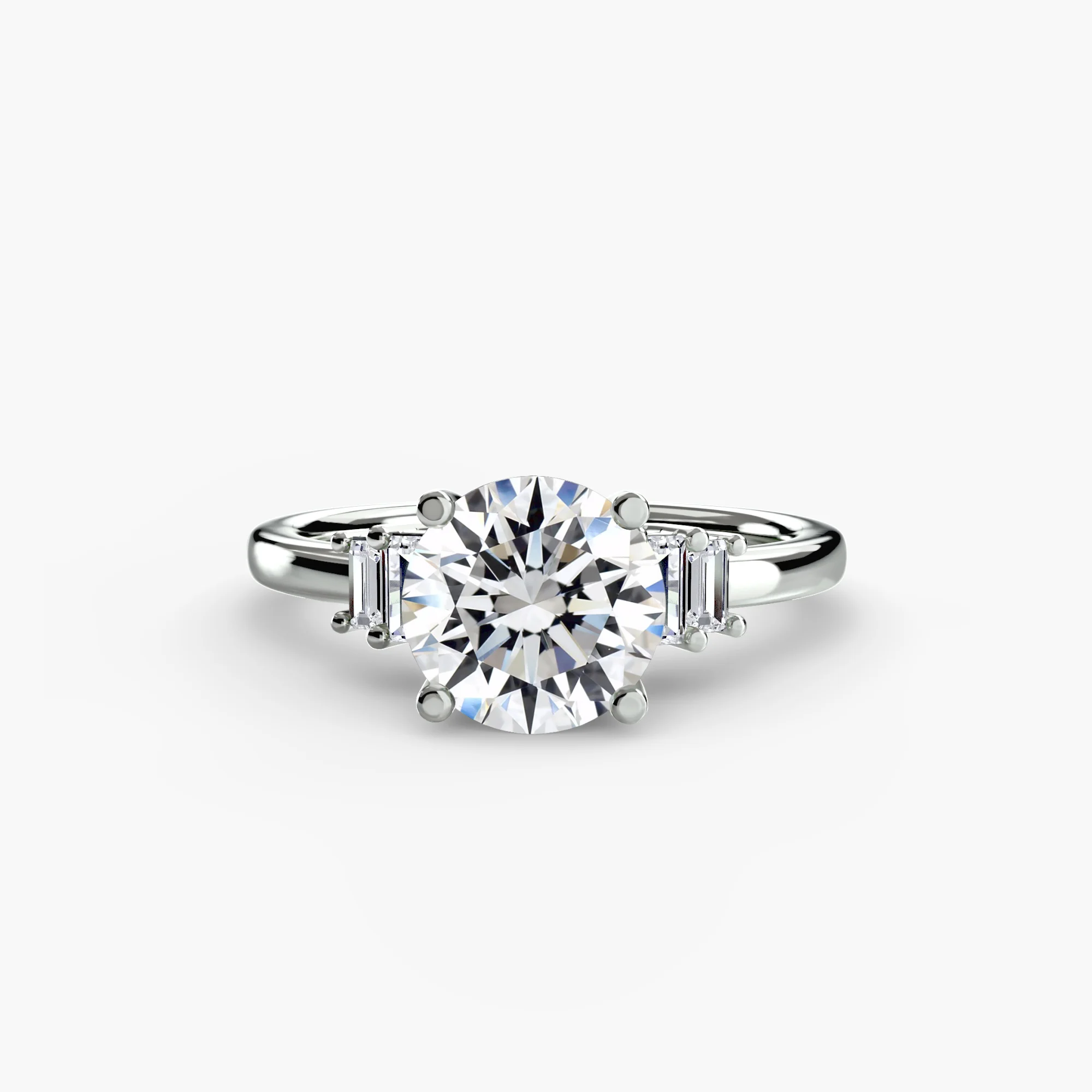 Baguette Accent Solitaire - Image 2