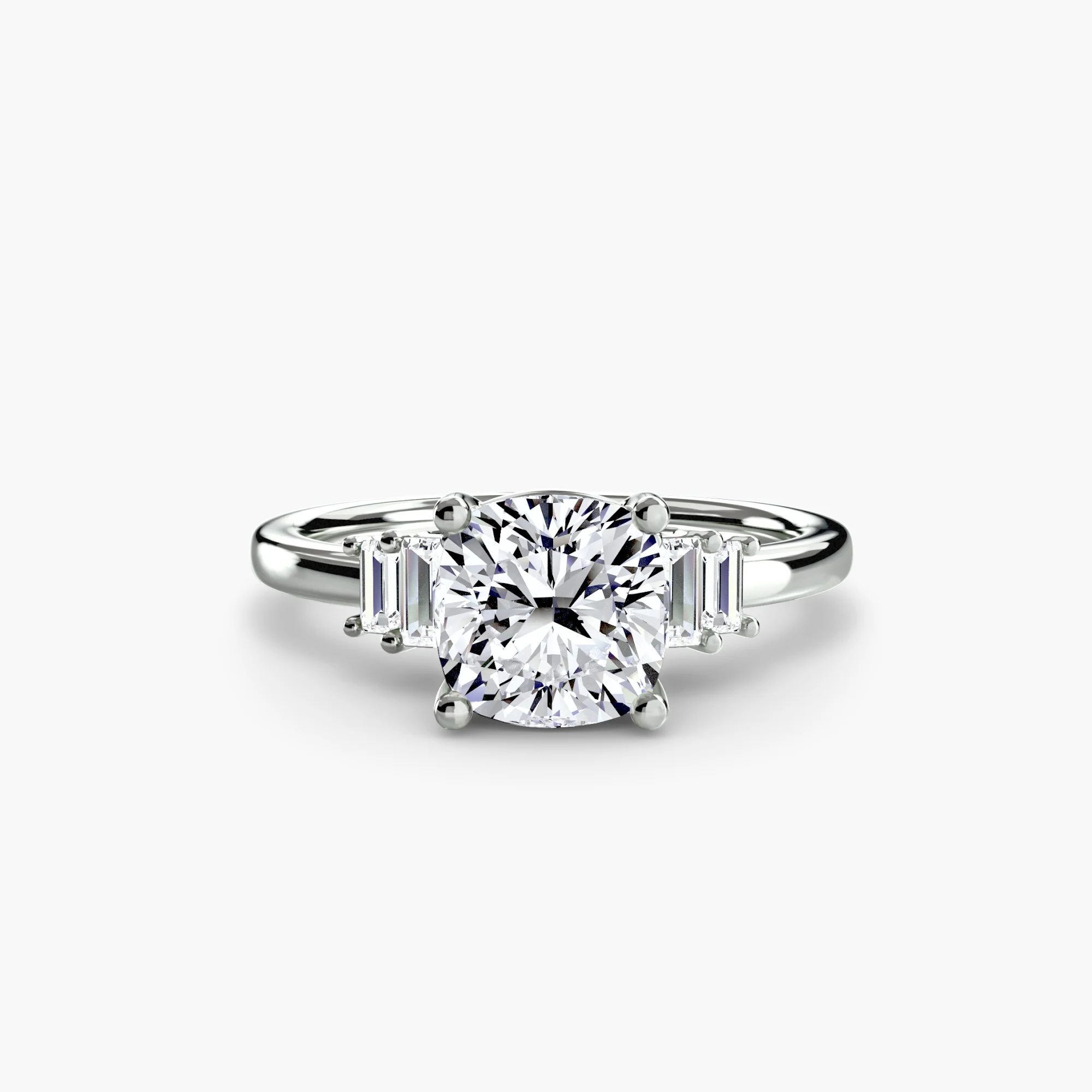 Baguette Accent Solitaire - Image 4