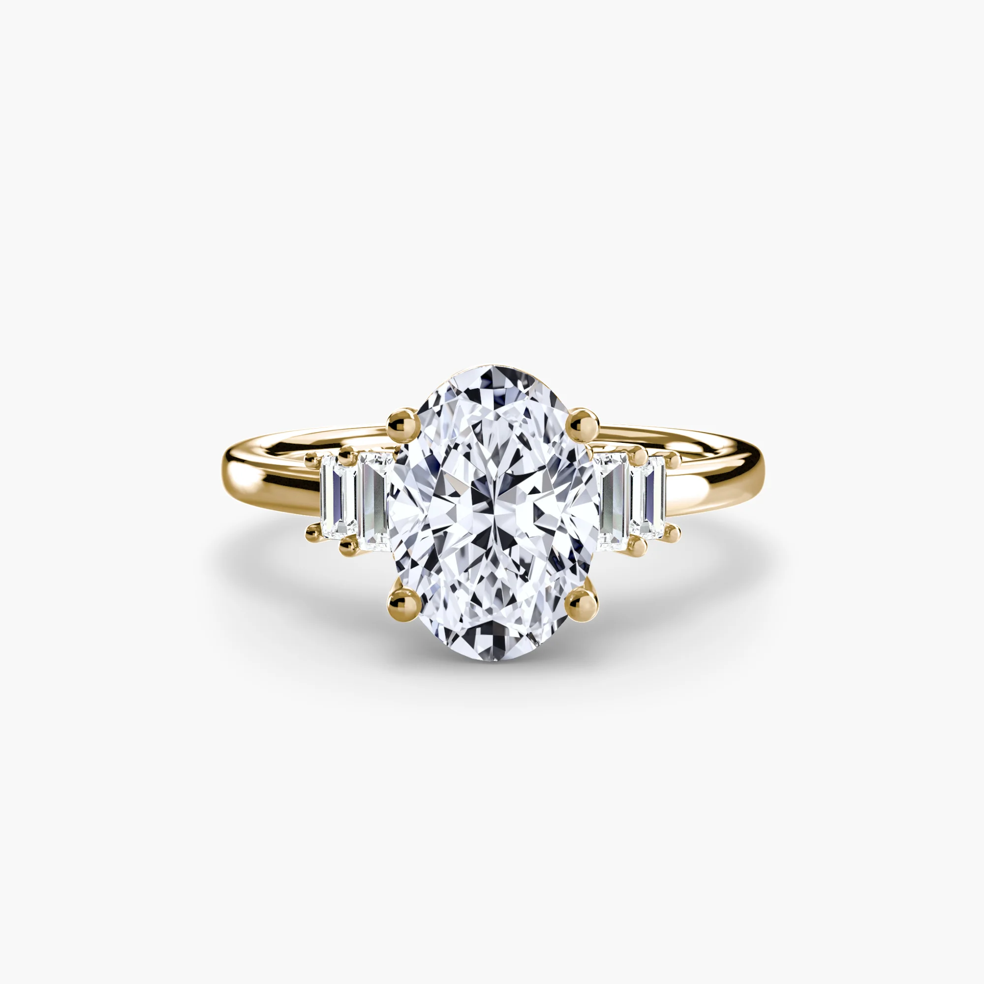 Baguette Accent Solitaire - Image 45