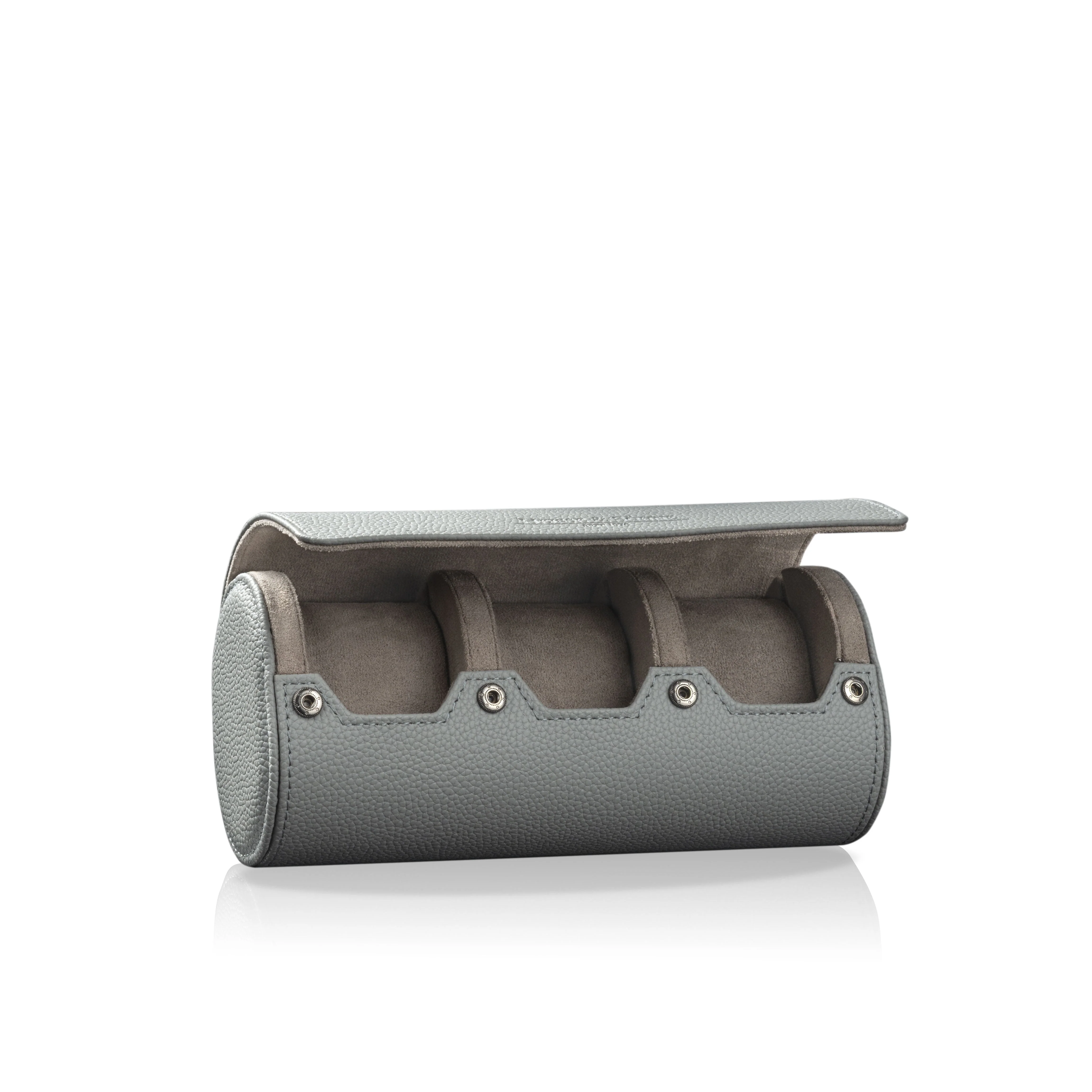 Charles Triple Watch Roll Gray & Gray