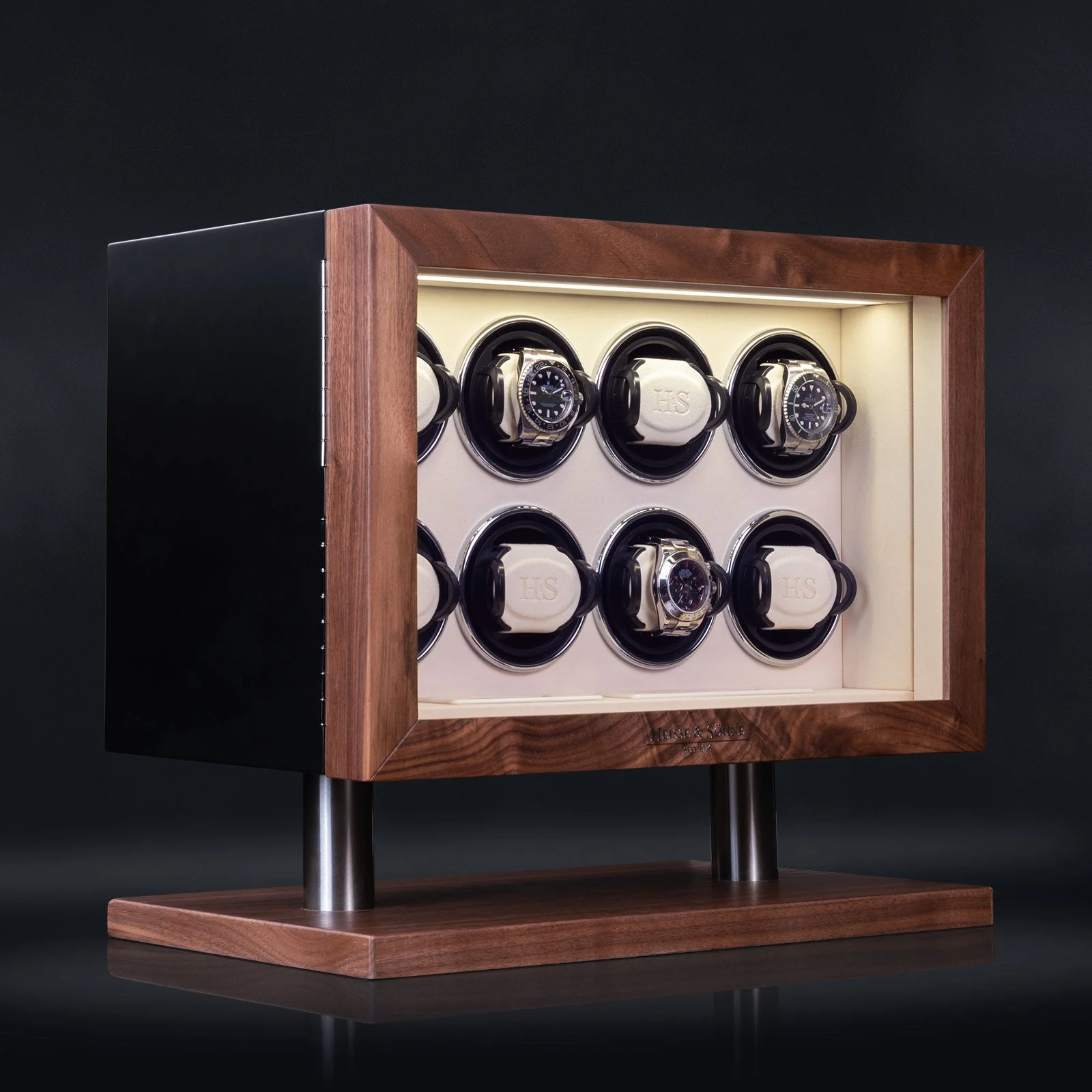 Collector New York Black and Cream 8 Watches - Image 3