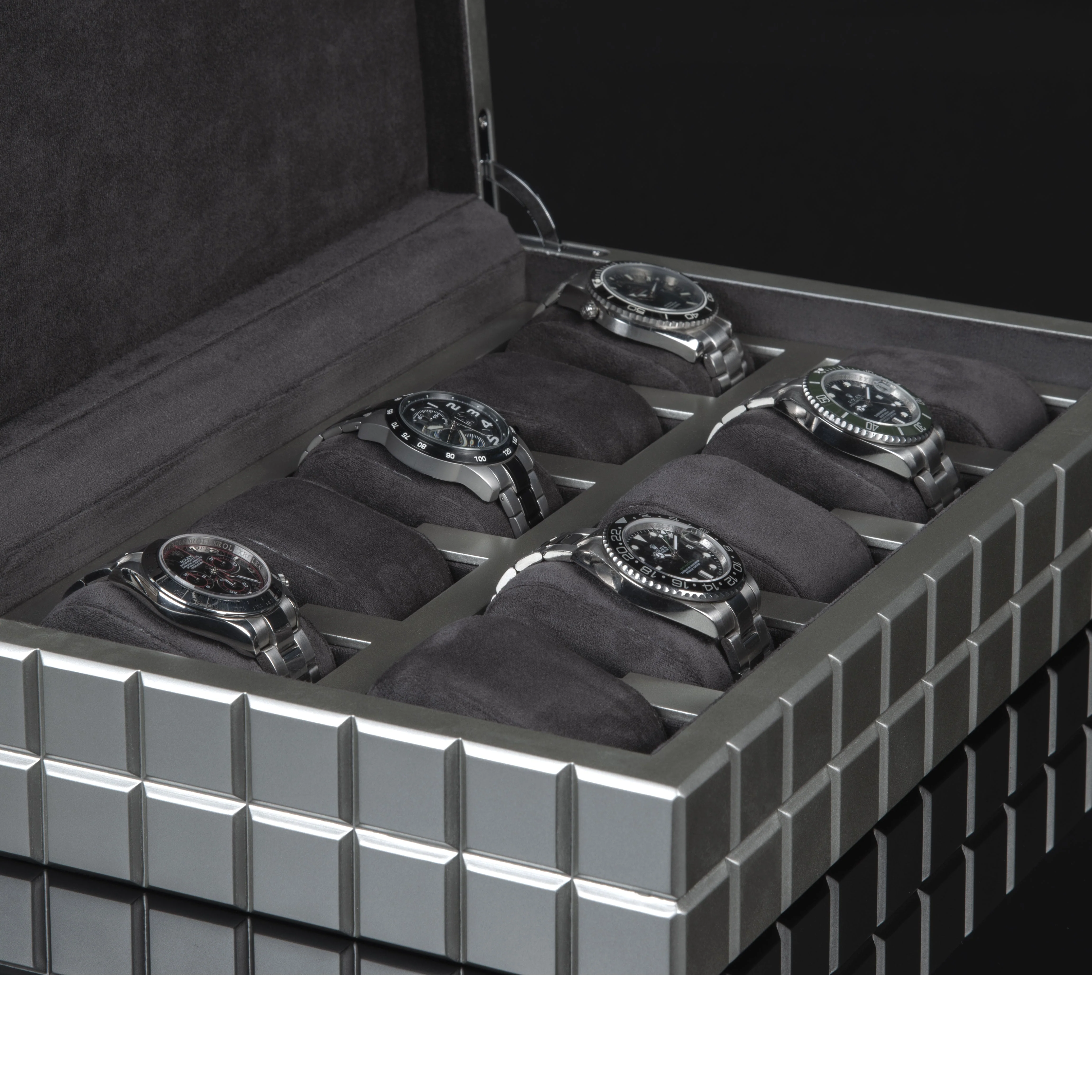 Dover 10 Watches Silver Box - Image 5