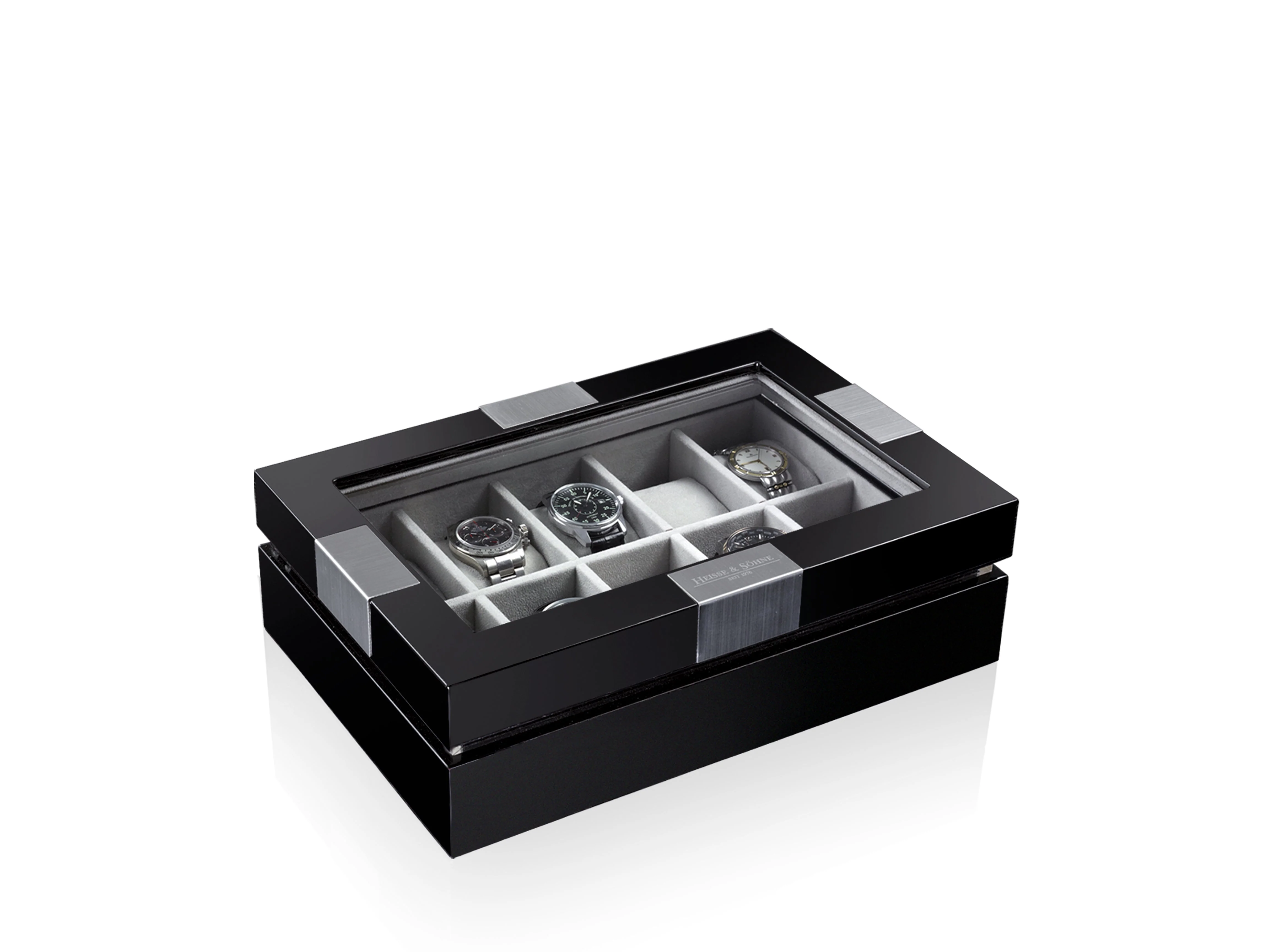Executive 10 Watches Black & Gray Box - Image 2