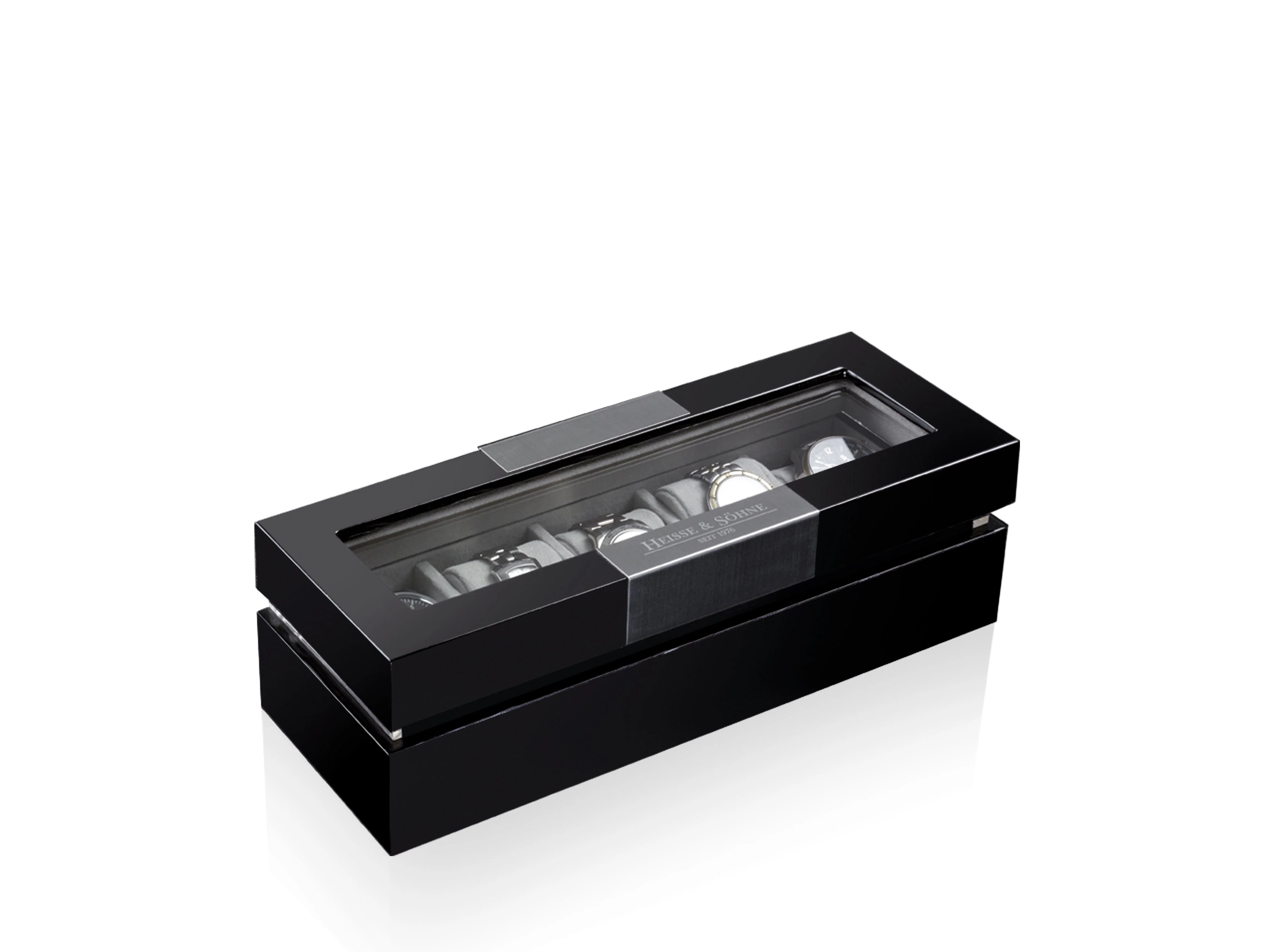 Executive 5 Watches Black & Gray Box - Image 2