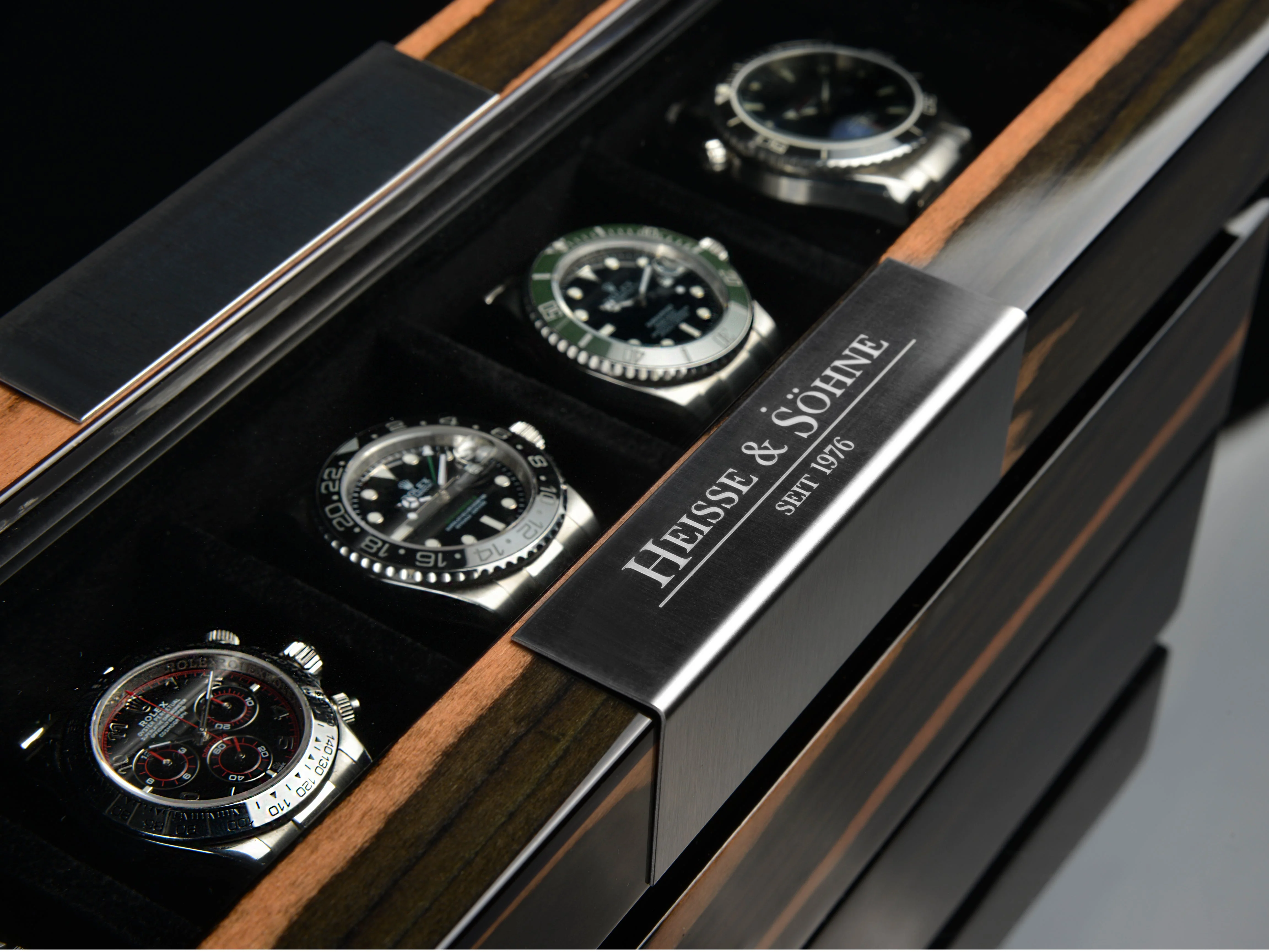 Executive 5 Watches Macassar & Black Box - Image 4