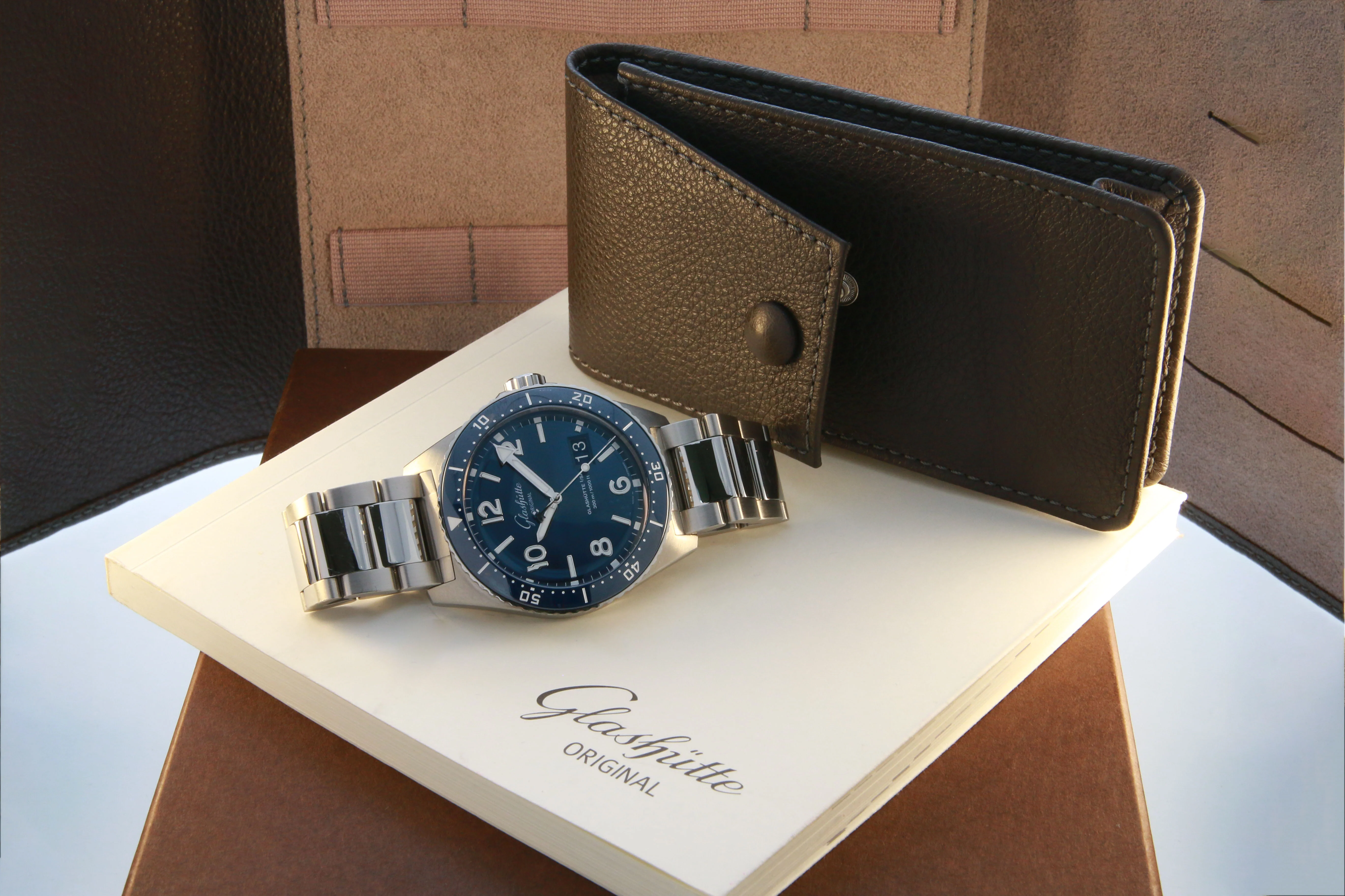 GLASHUTTE ORIGINAL SEAQ PANORAMA DATE 43MM (BP) #136130281 - Image 4