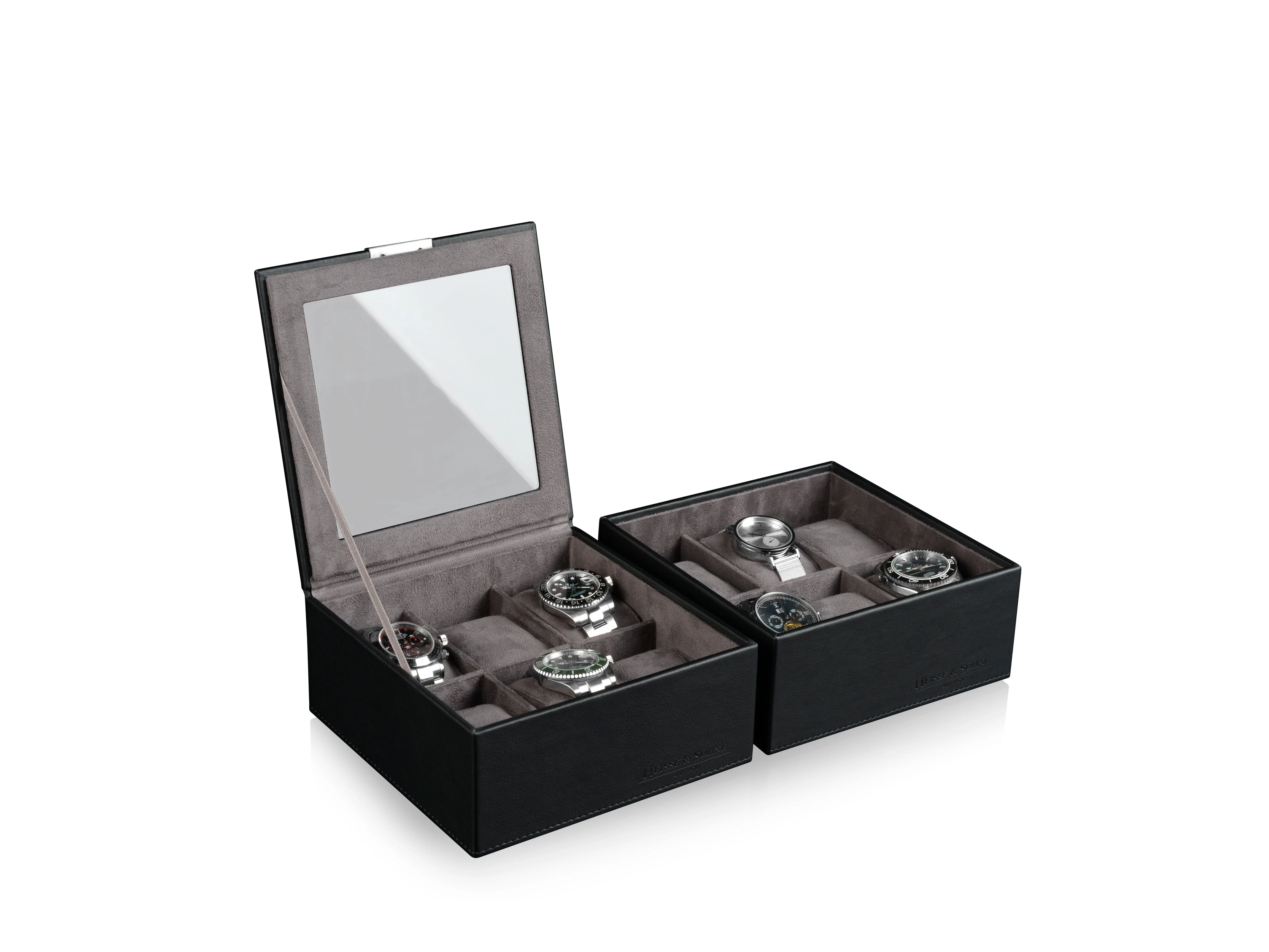 Mirage Watch Box L Black 6 - Top Part - Image 4