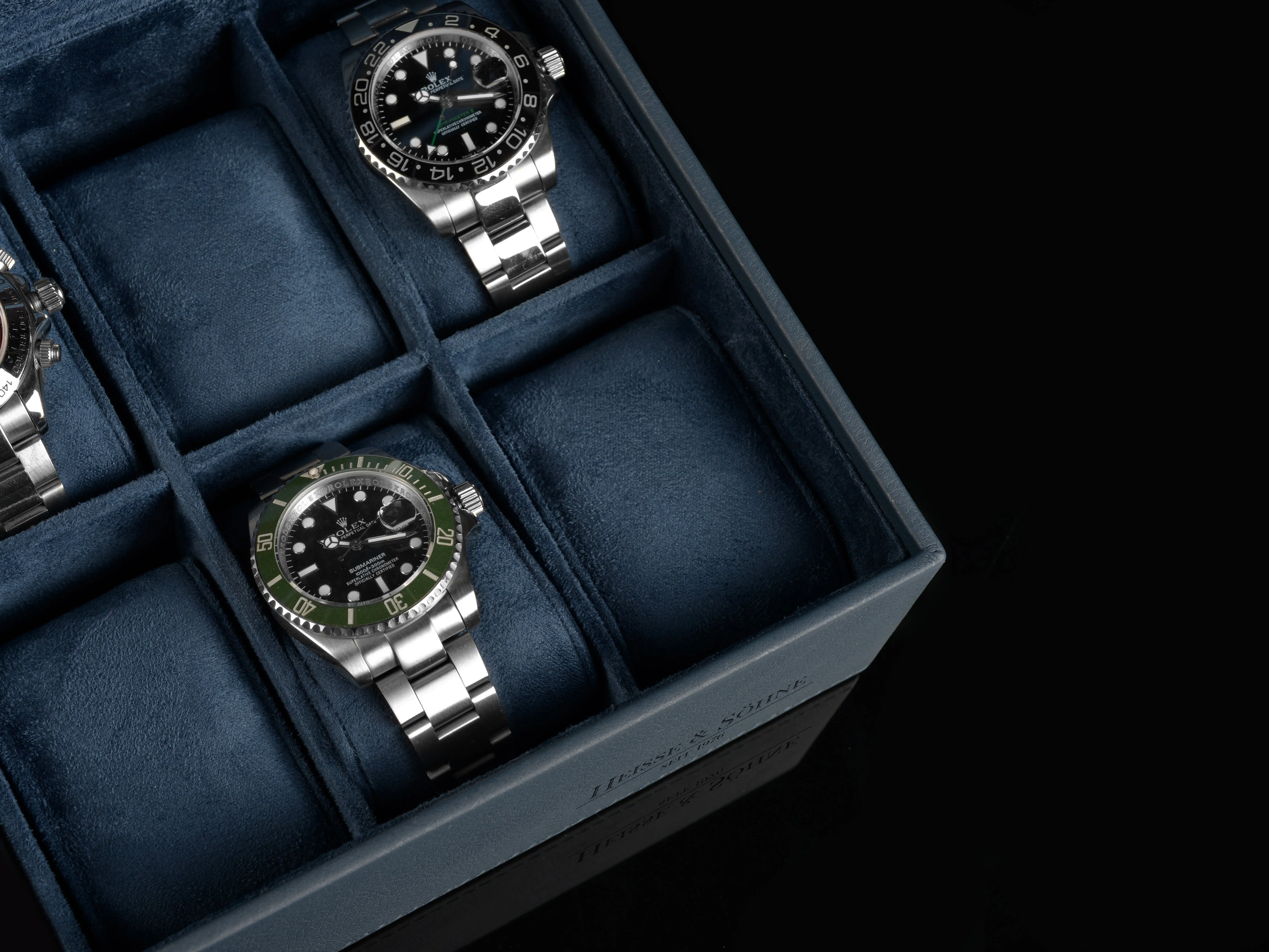 Mirage Watch Box L Blue 6 - Top Part - Image 5