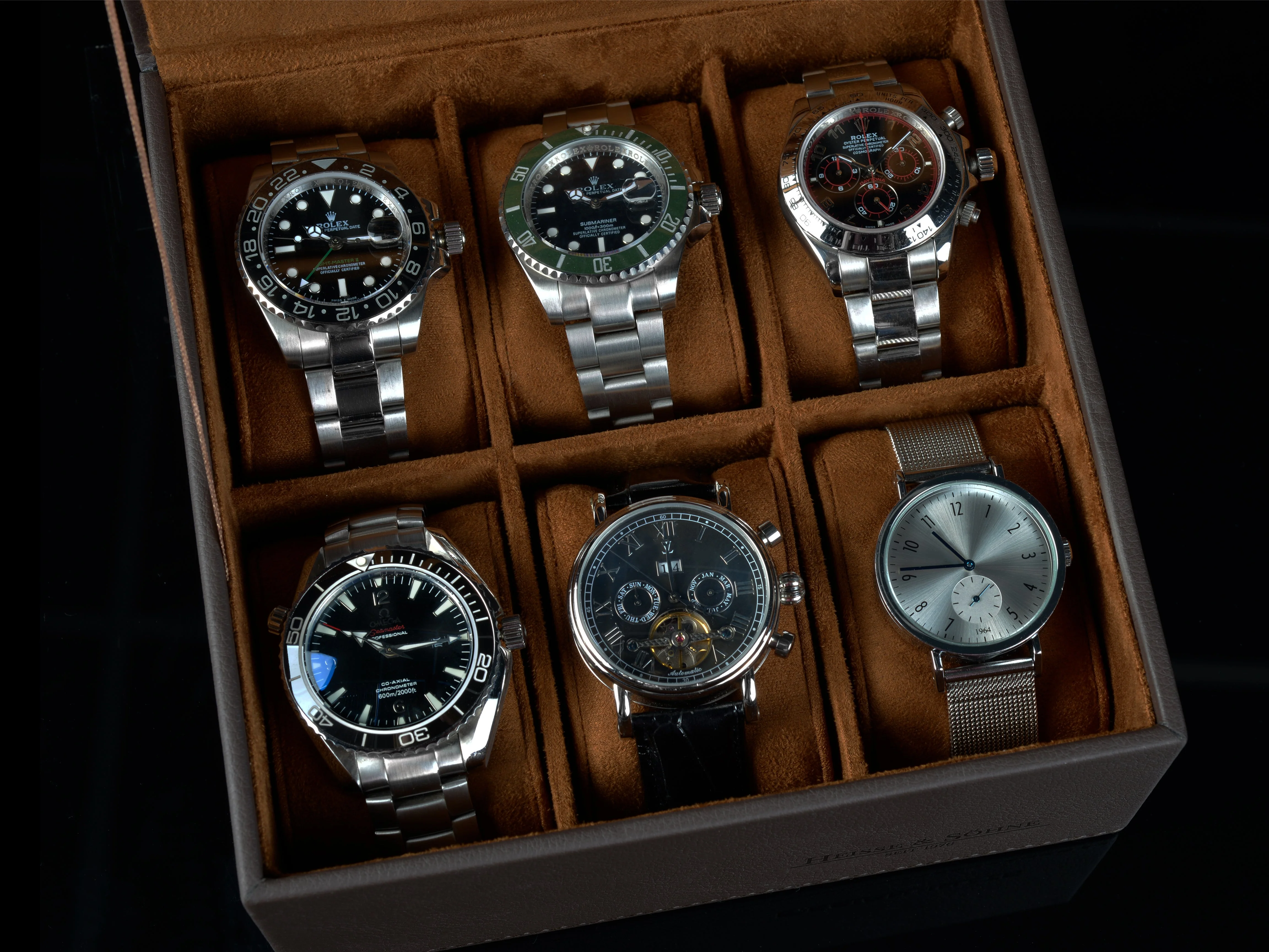 Mirage Watch Box L Brown 6 - Top Part - Image 5