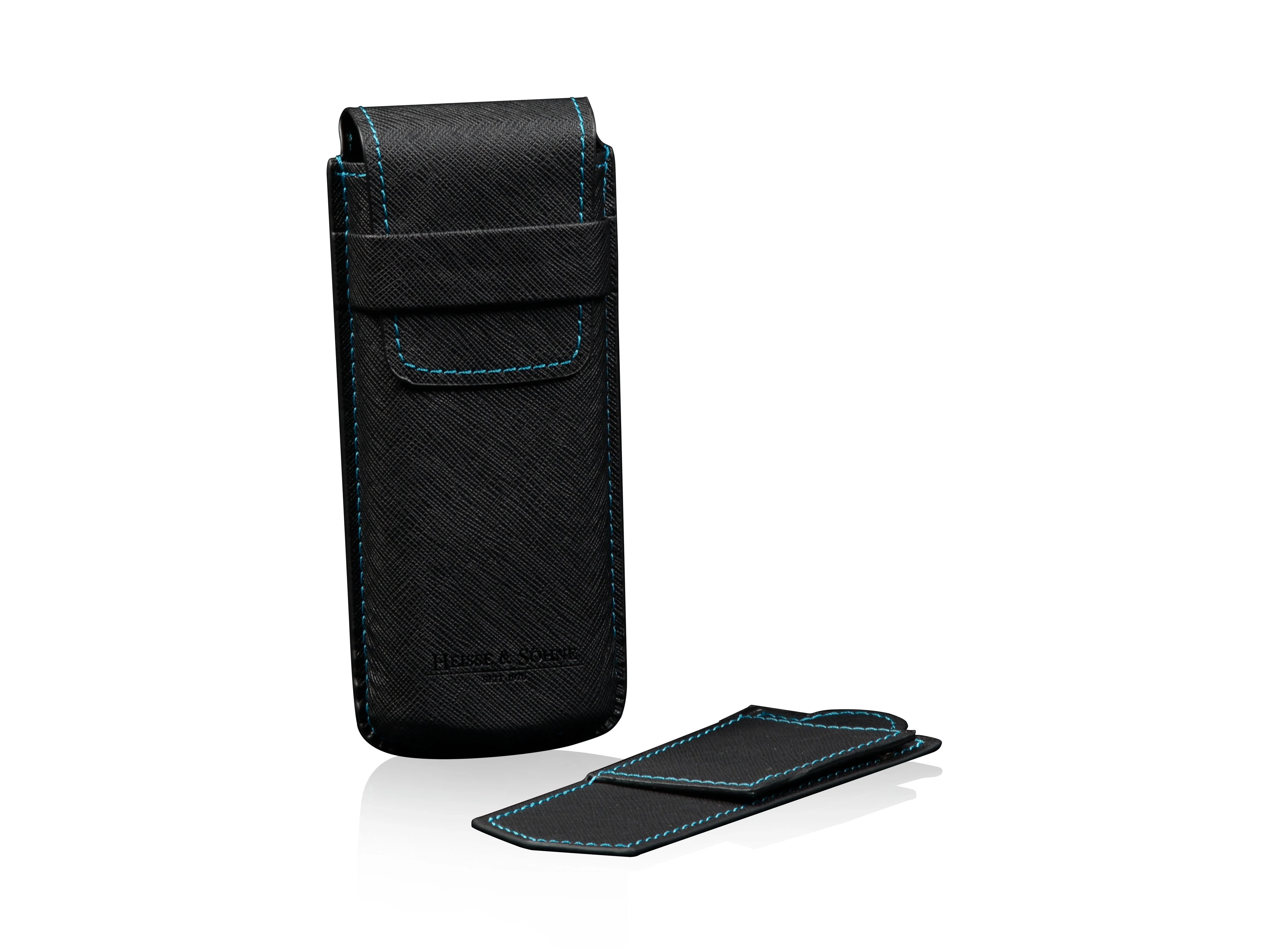 Mondo Saffiano Black & Blue