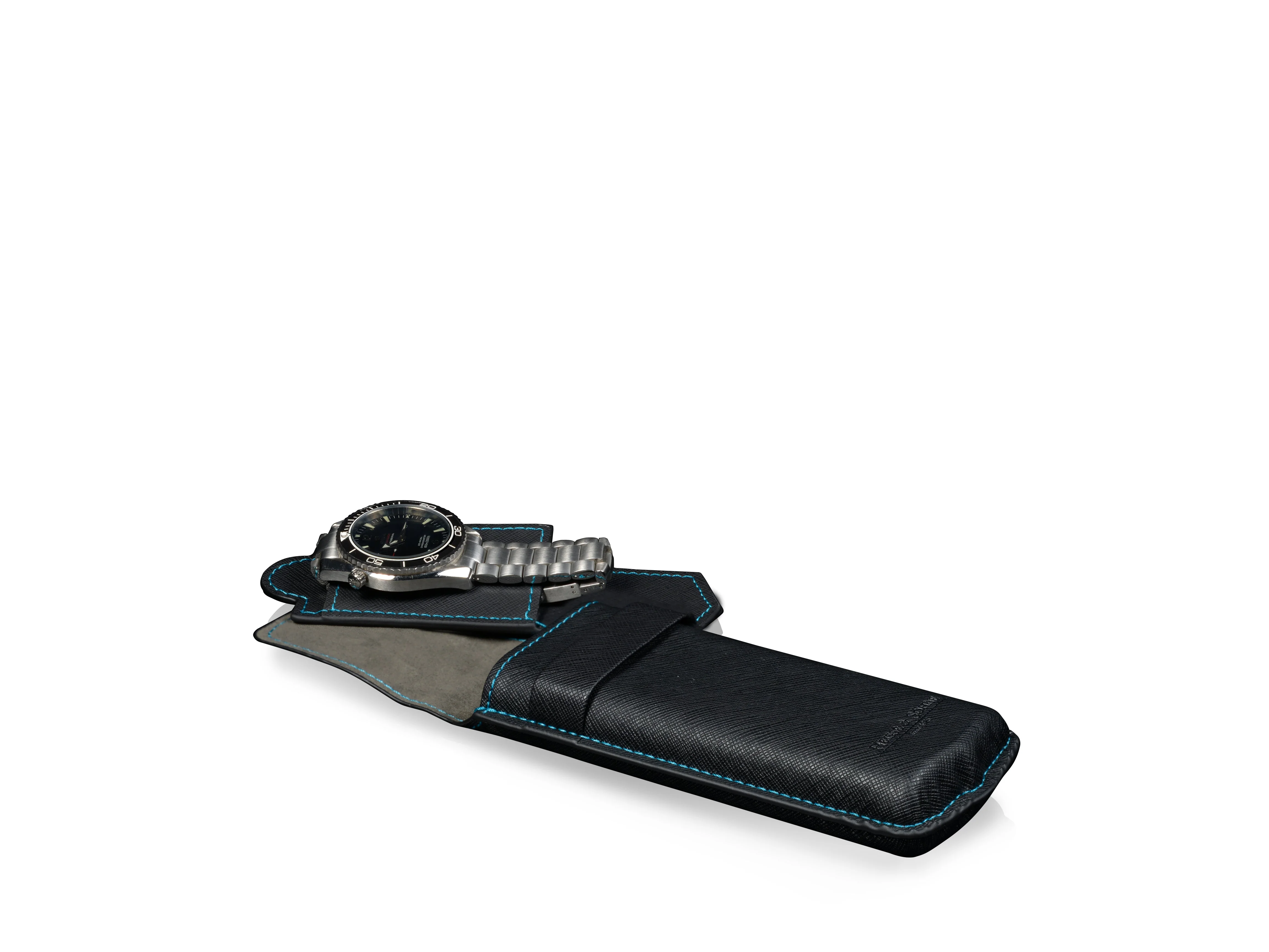 Mondo Saffiano Black & Blue - Image 5