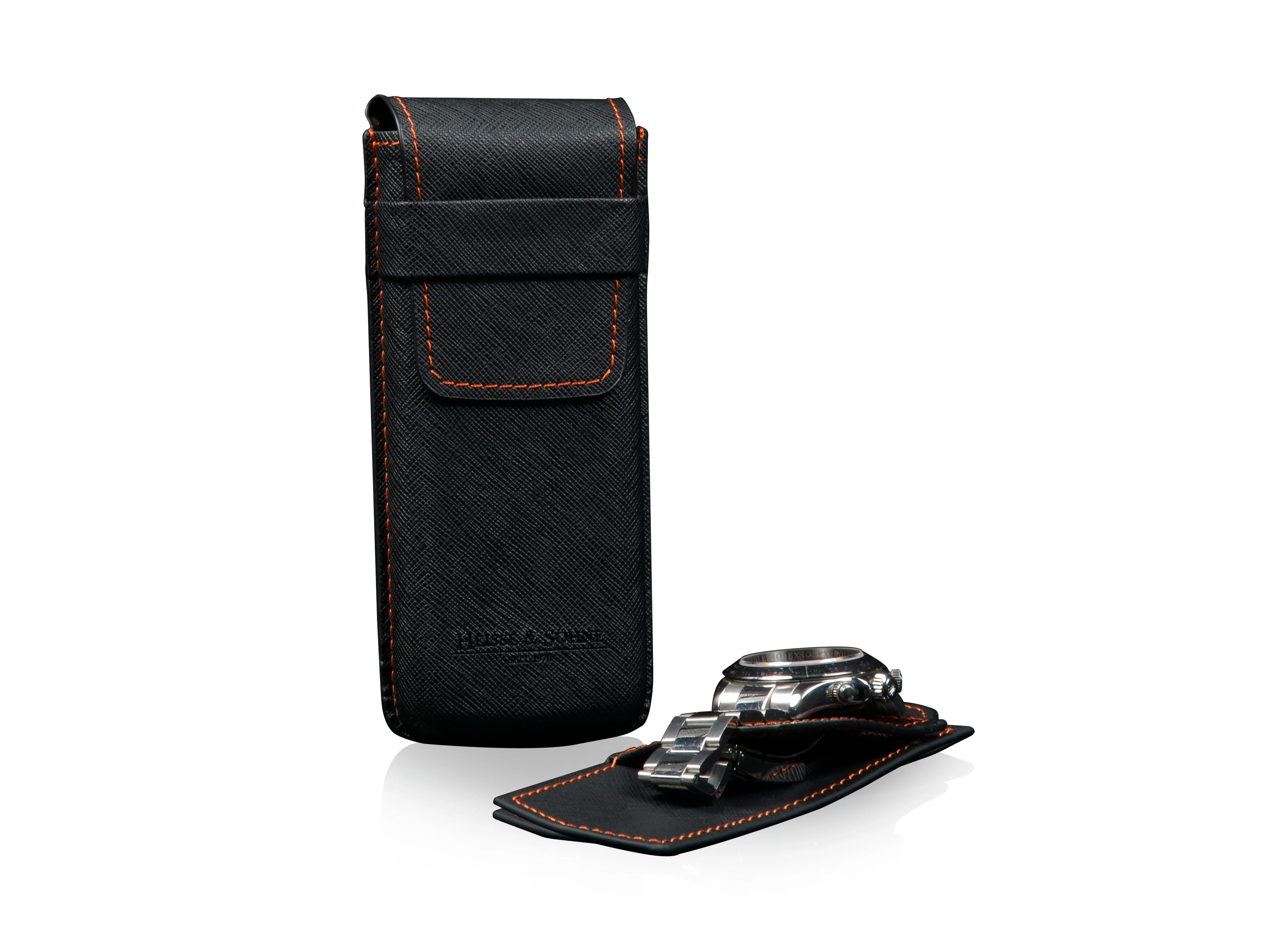Mondo Saffiano Black & Orange - Image 3