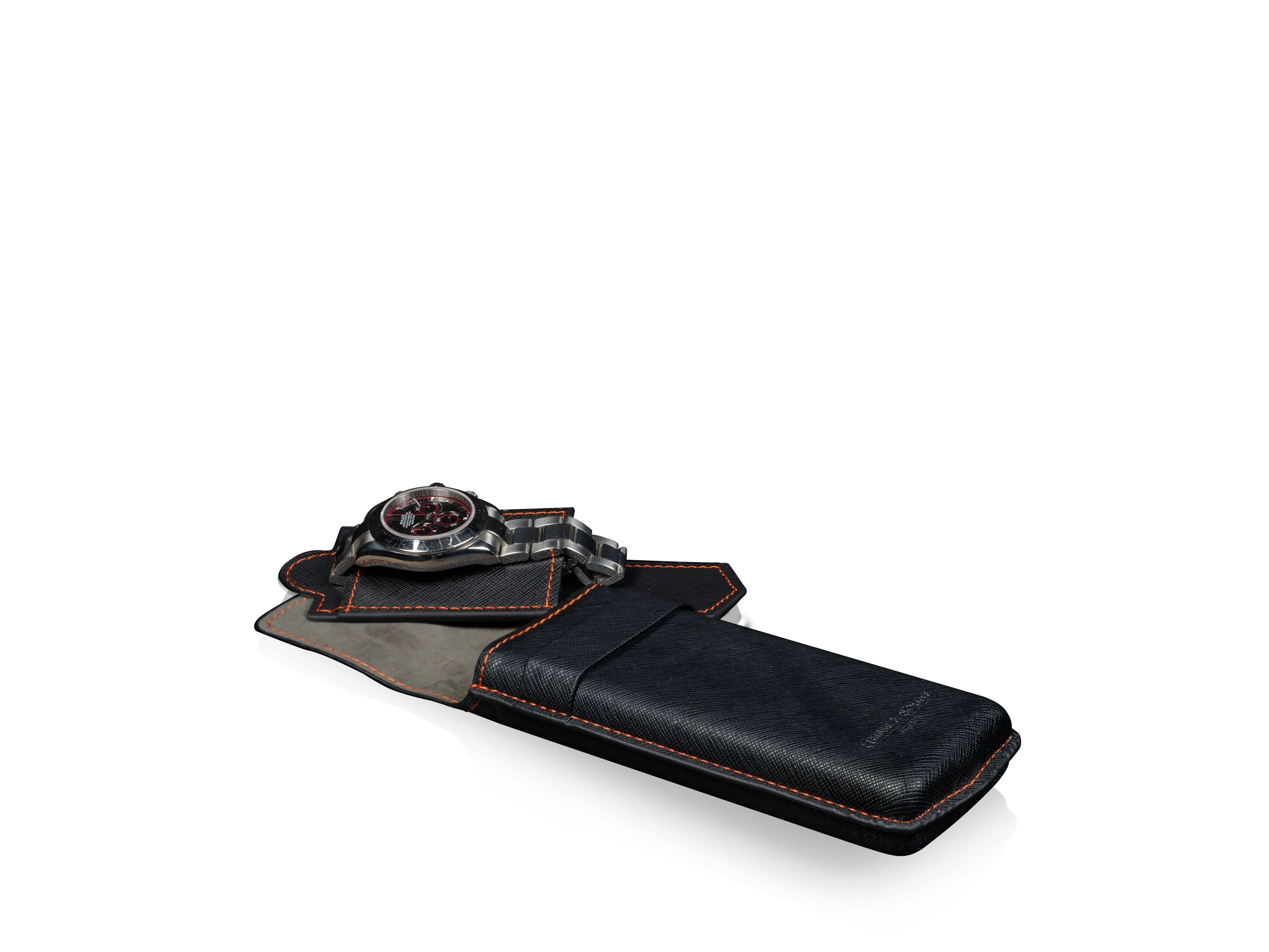 Mondo Saffiano Black & Orange - Image 6