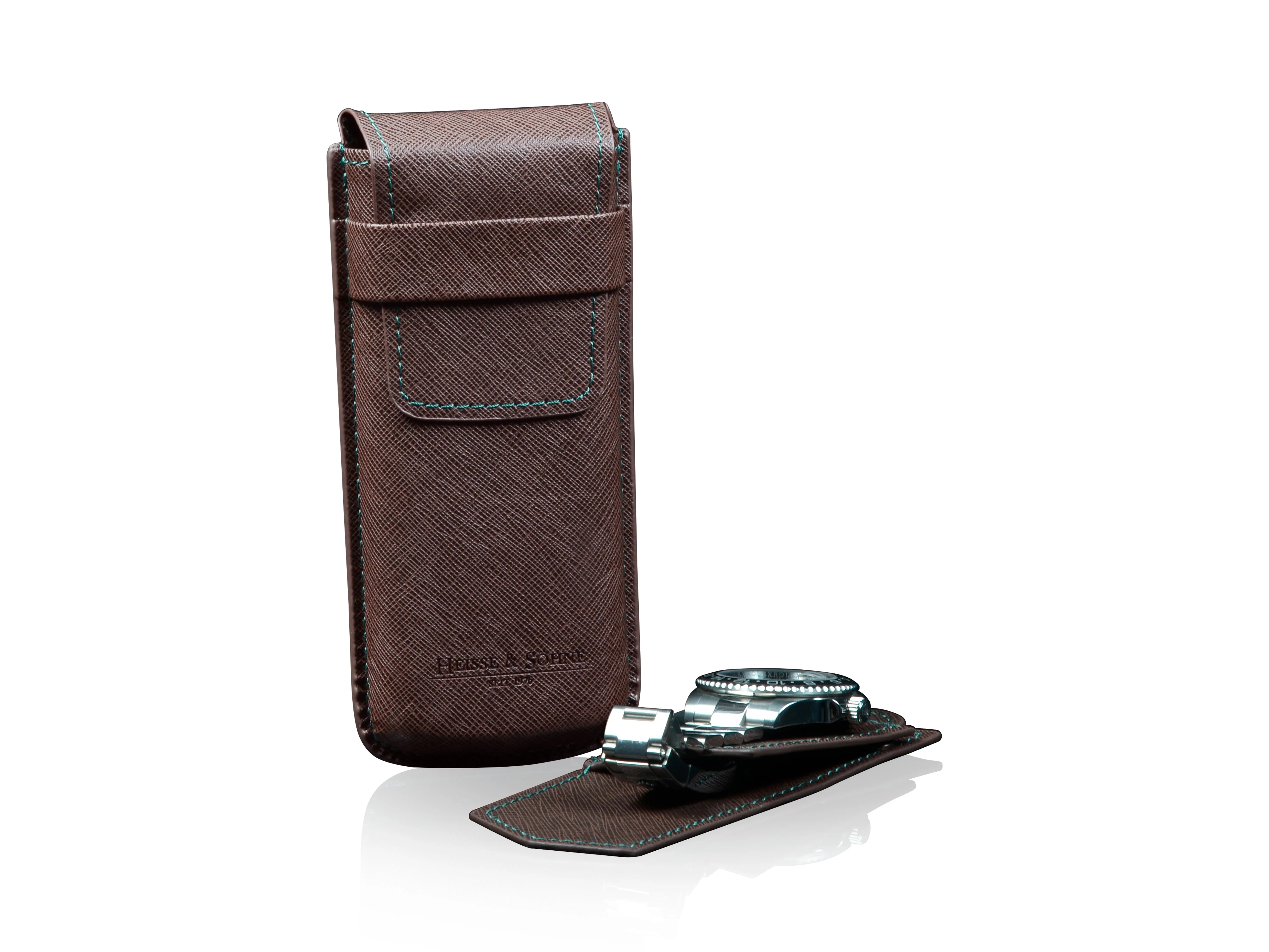 Mondo Saffiano Brown & Green - Image 3