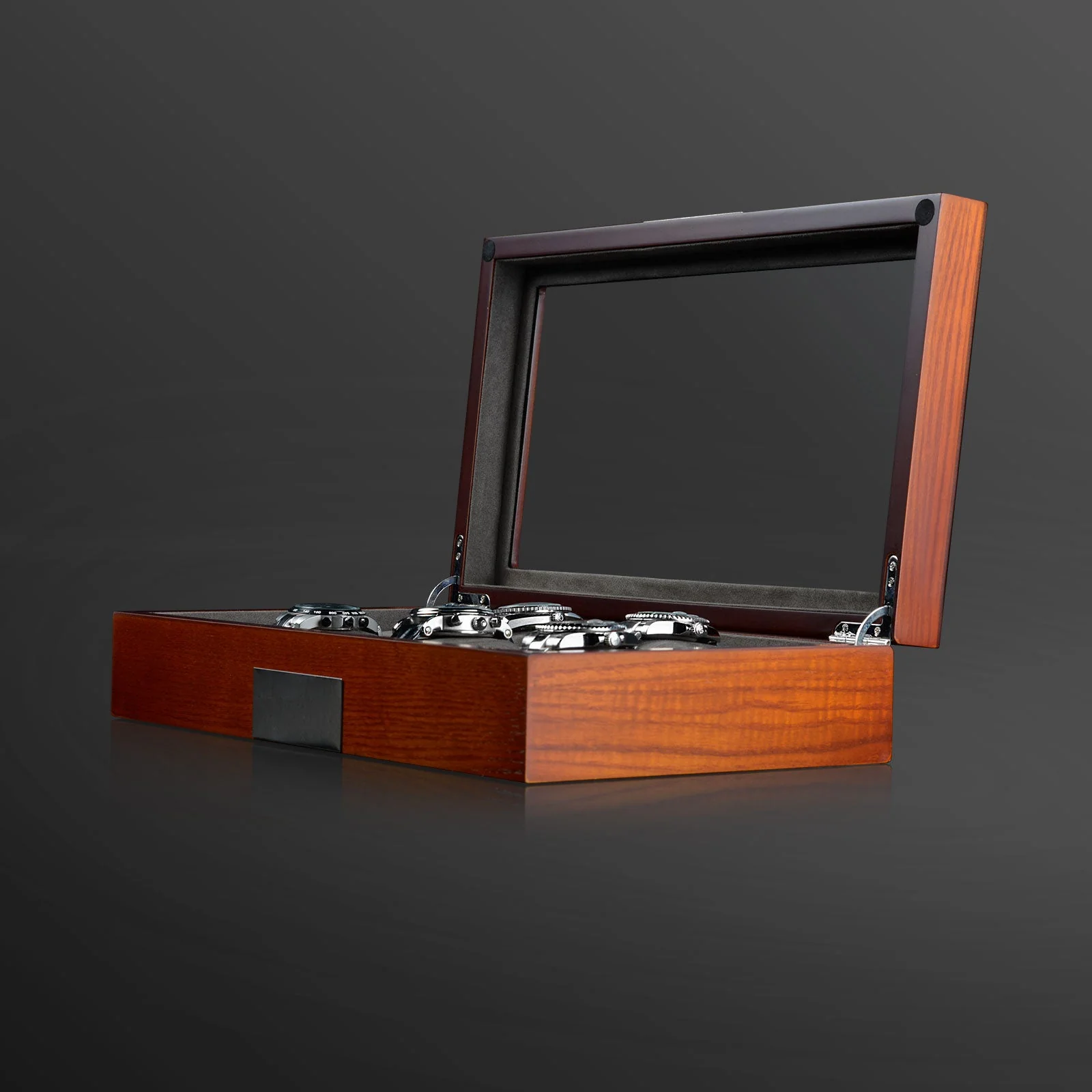 Monteray 12 Watches Wood Box - Image 4