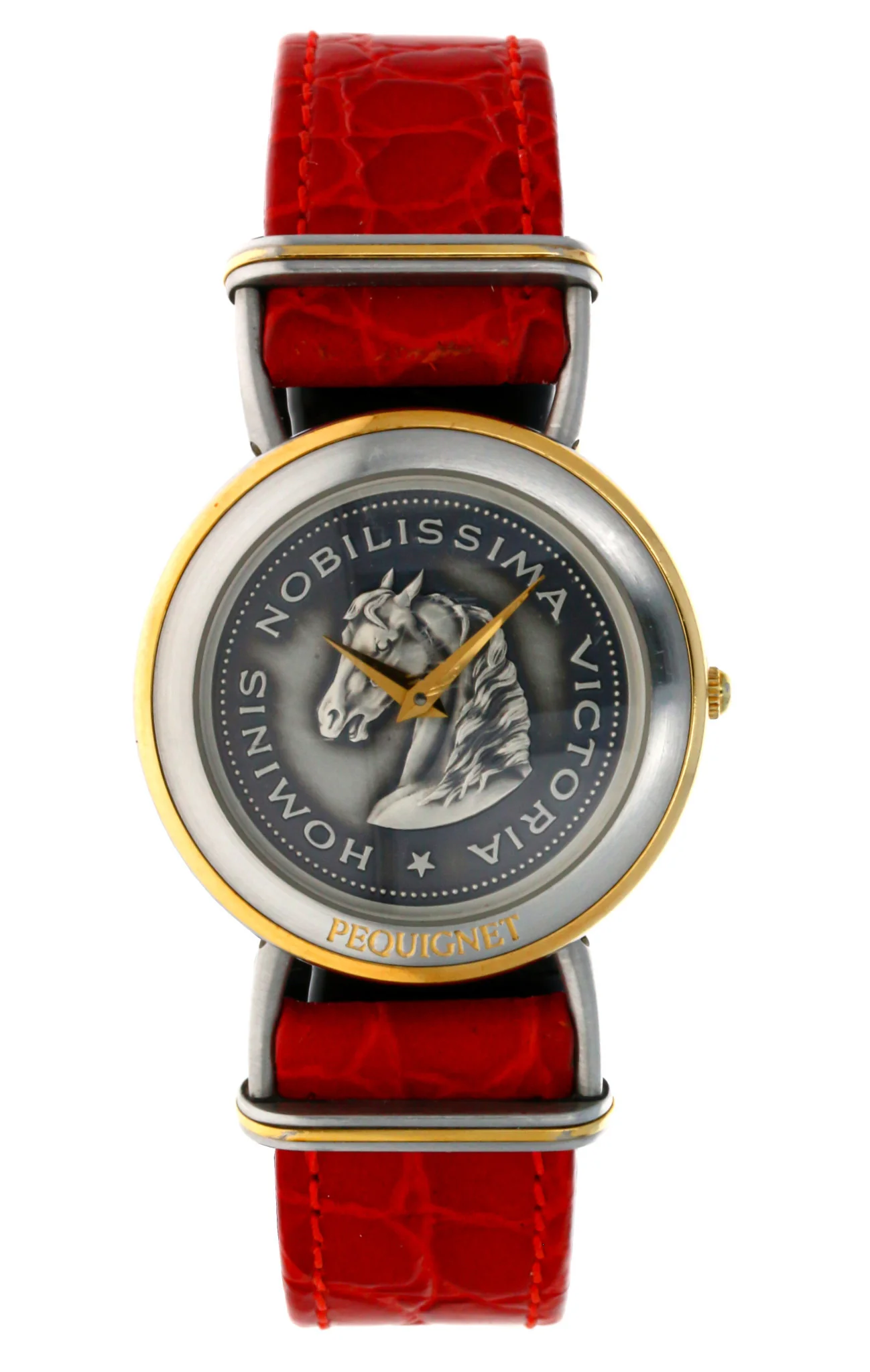 PEQUIGNET HOMINIS NOBILISSIMA VICTORIA 40TH ANNIVERSARY COIN WATCH