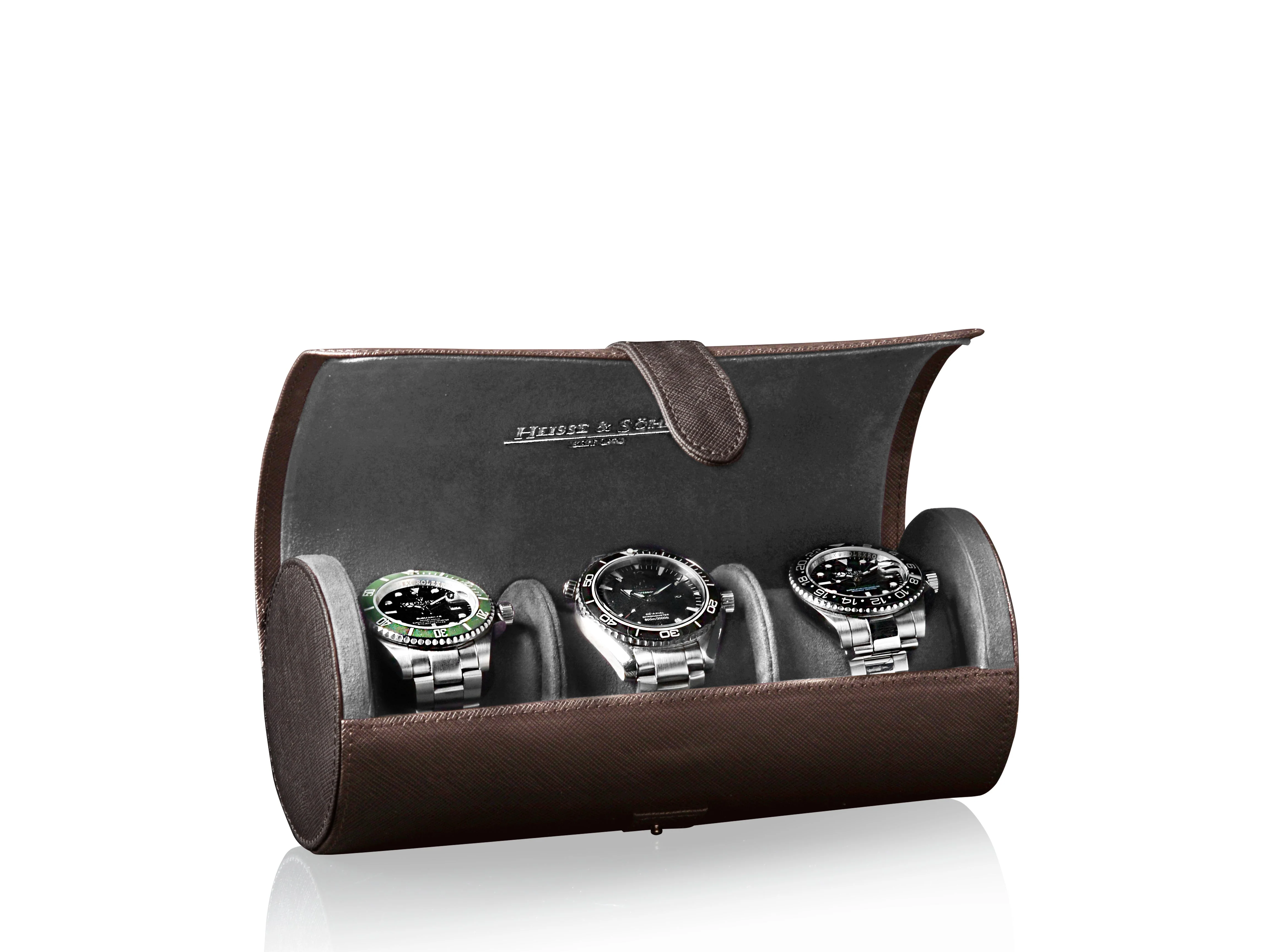 Rondo 3 Watch Roll Brown - Image 3