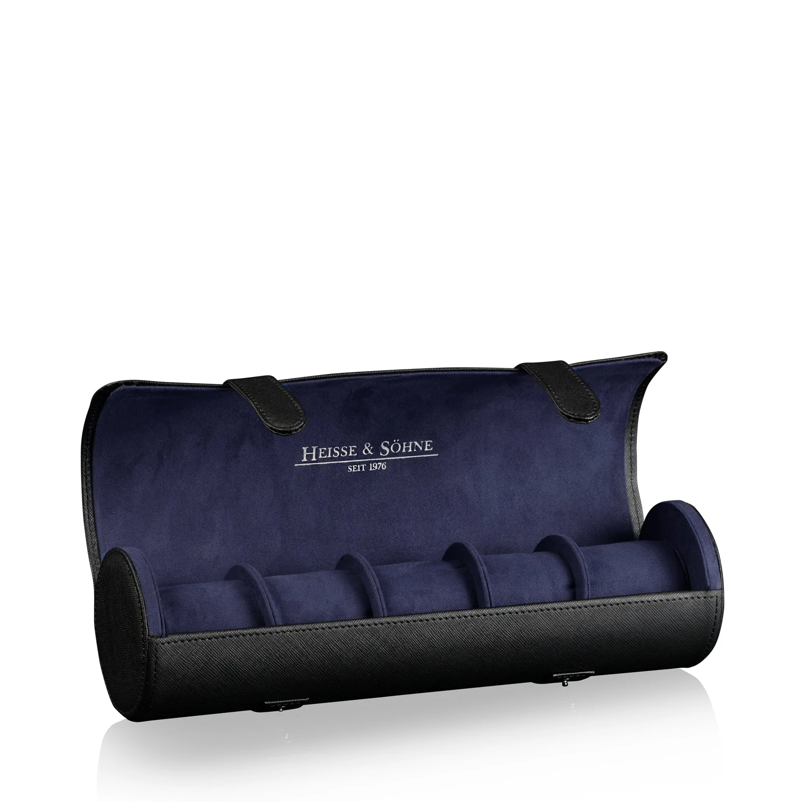 Rondo 5 Watch Roll Black & Blue