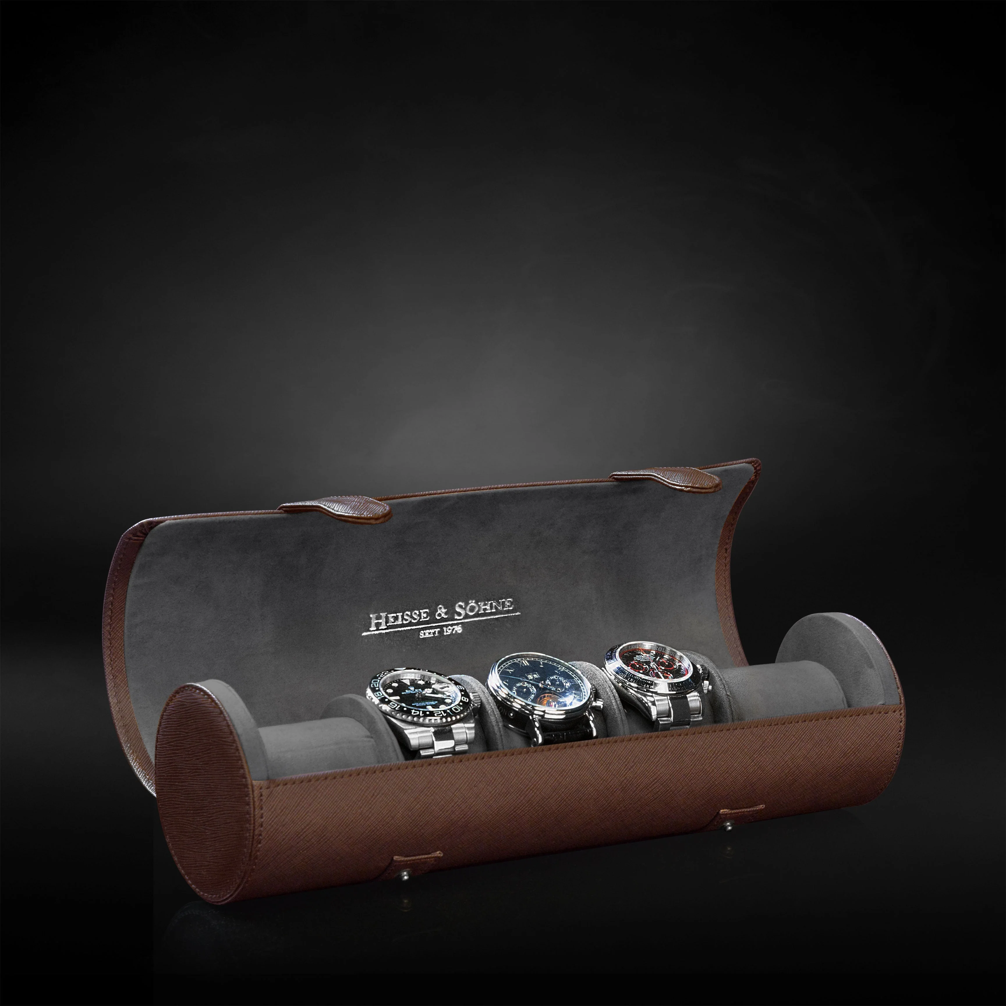 Rondo 5 Watch Roll Brown - Image 3