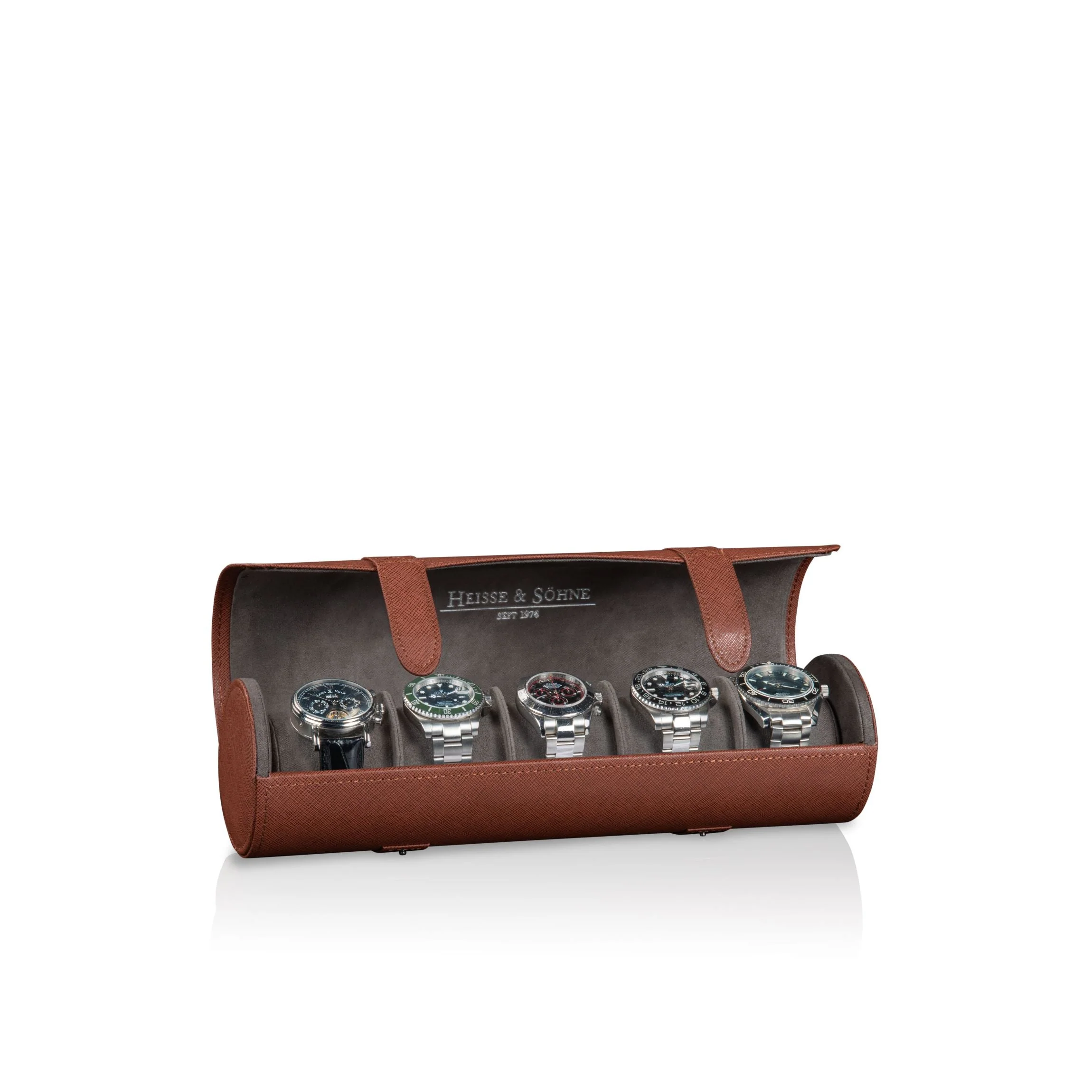 Rondo 5 Watch Roll Brown - Image 4