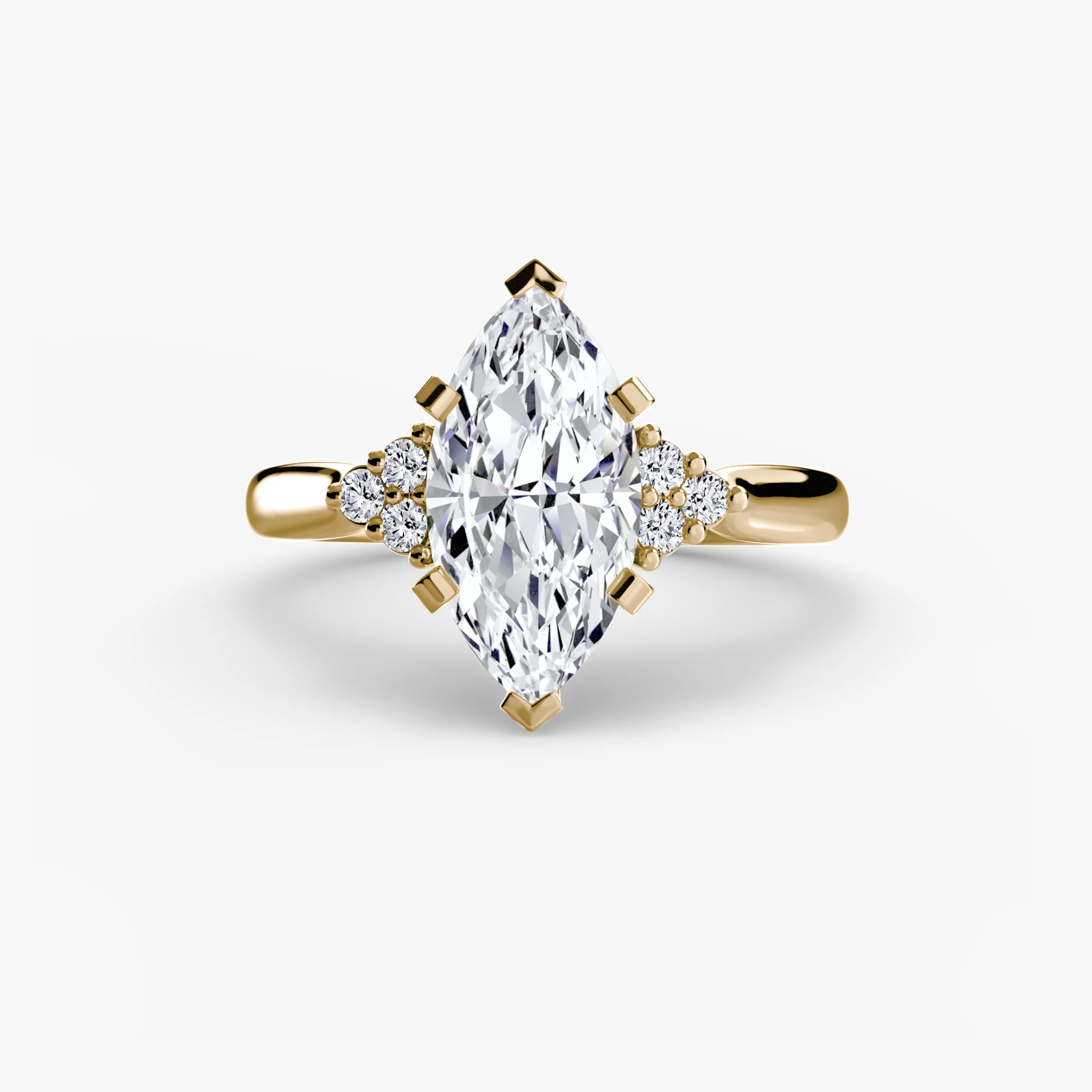 Solitaire with Cluster Shoulders 2 - Image 51