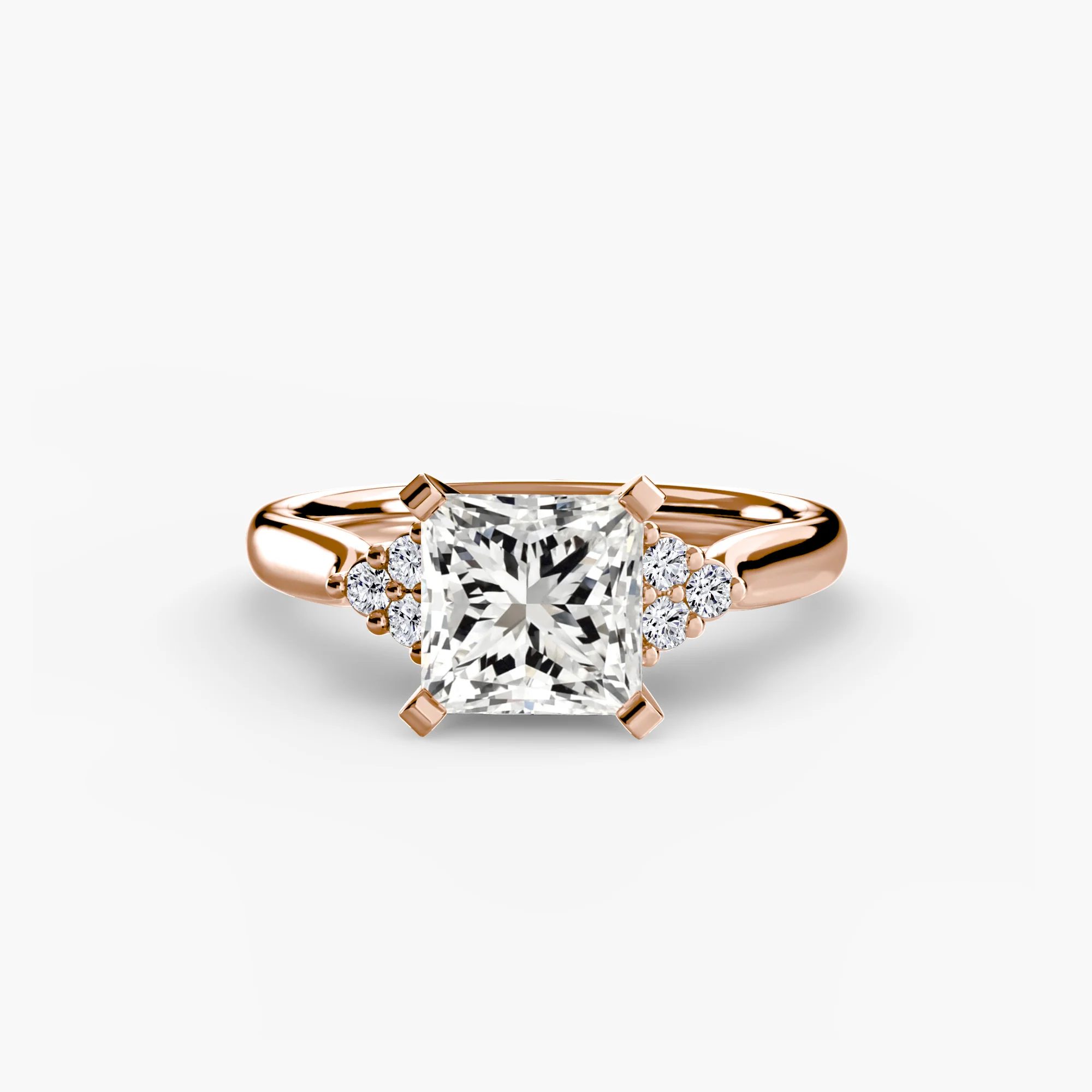 Solitaire with Cluster Shoulders 2 - Image 53