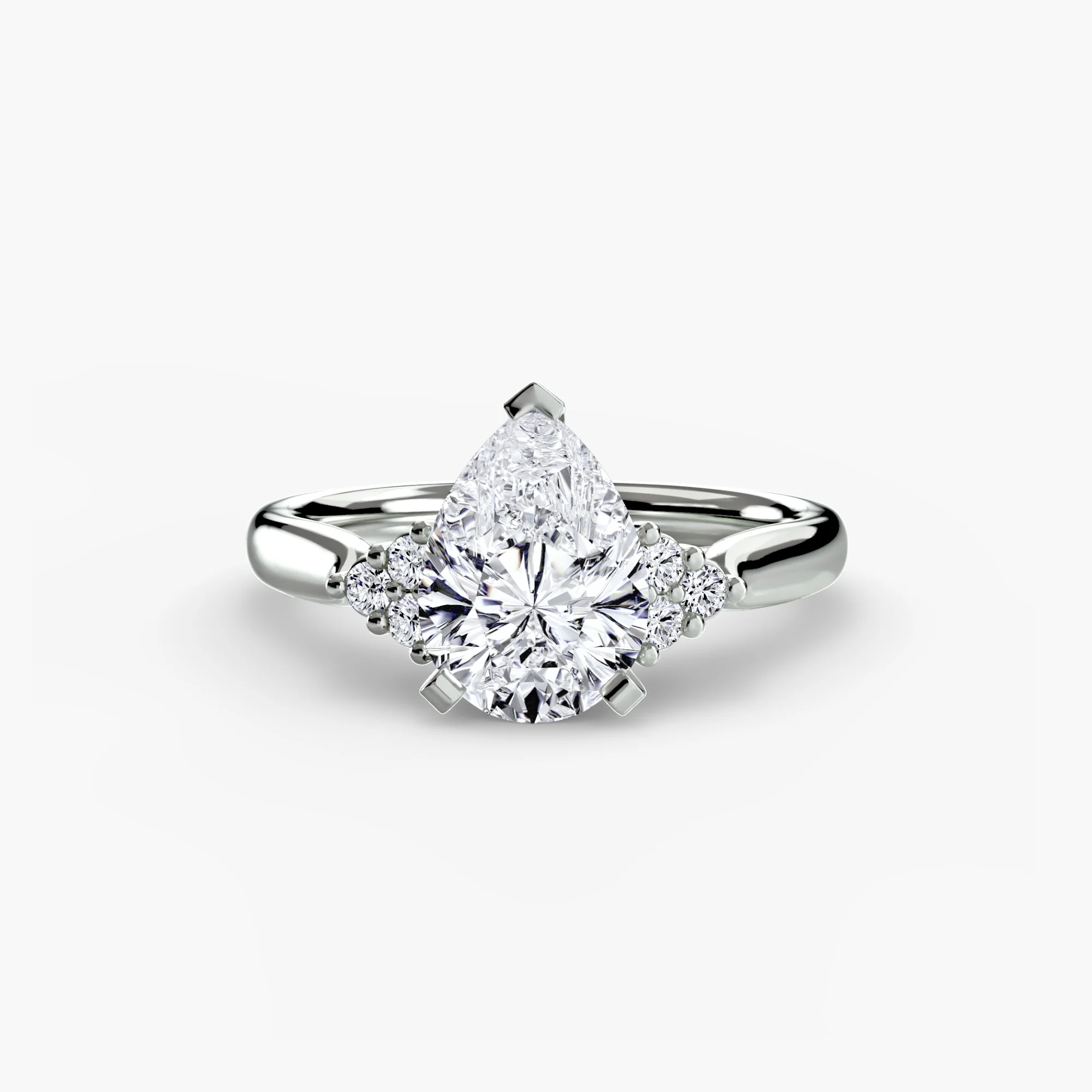 Solitaire with Cluster Shoulders 2 - Image 66