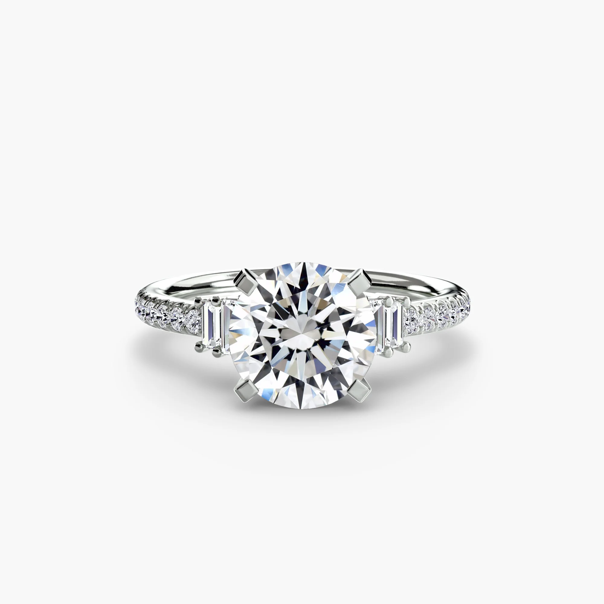 Solitaire with Pavé 4 - Image 2
