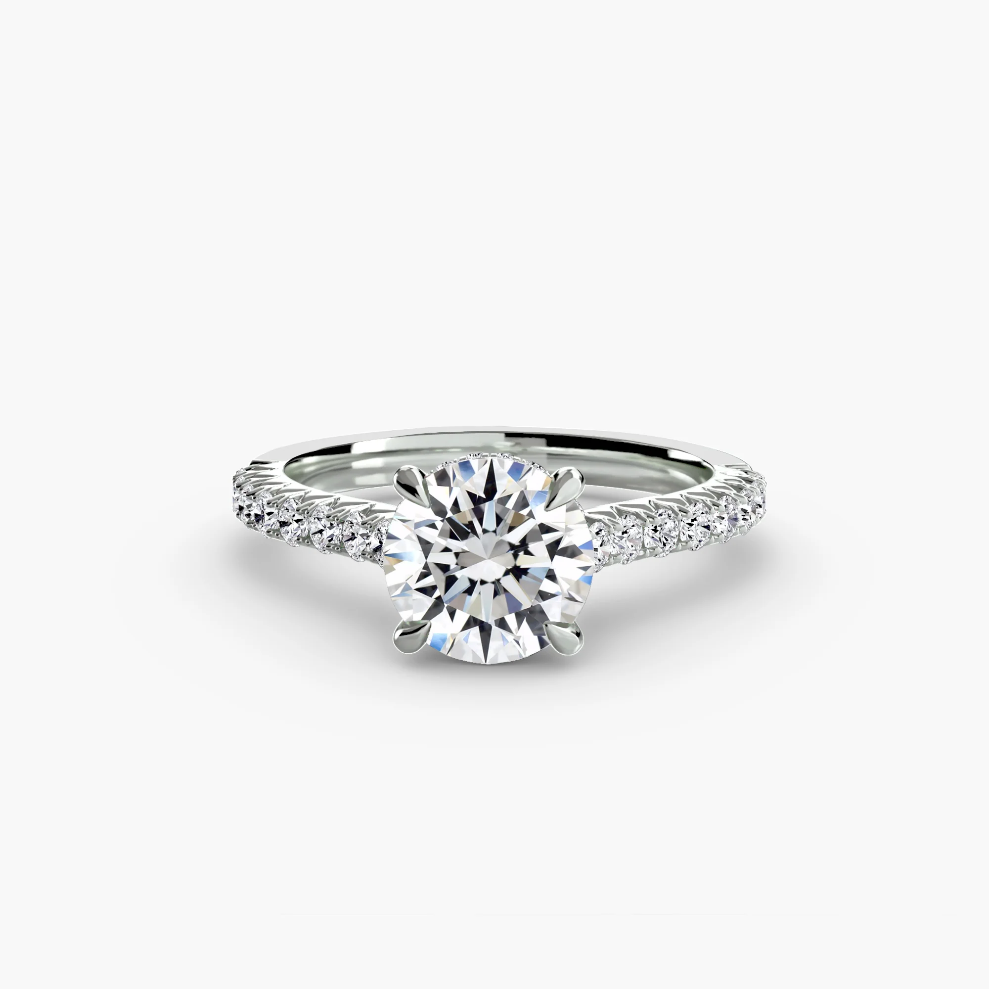 Solitaire with Pavé 5 - Image 2