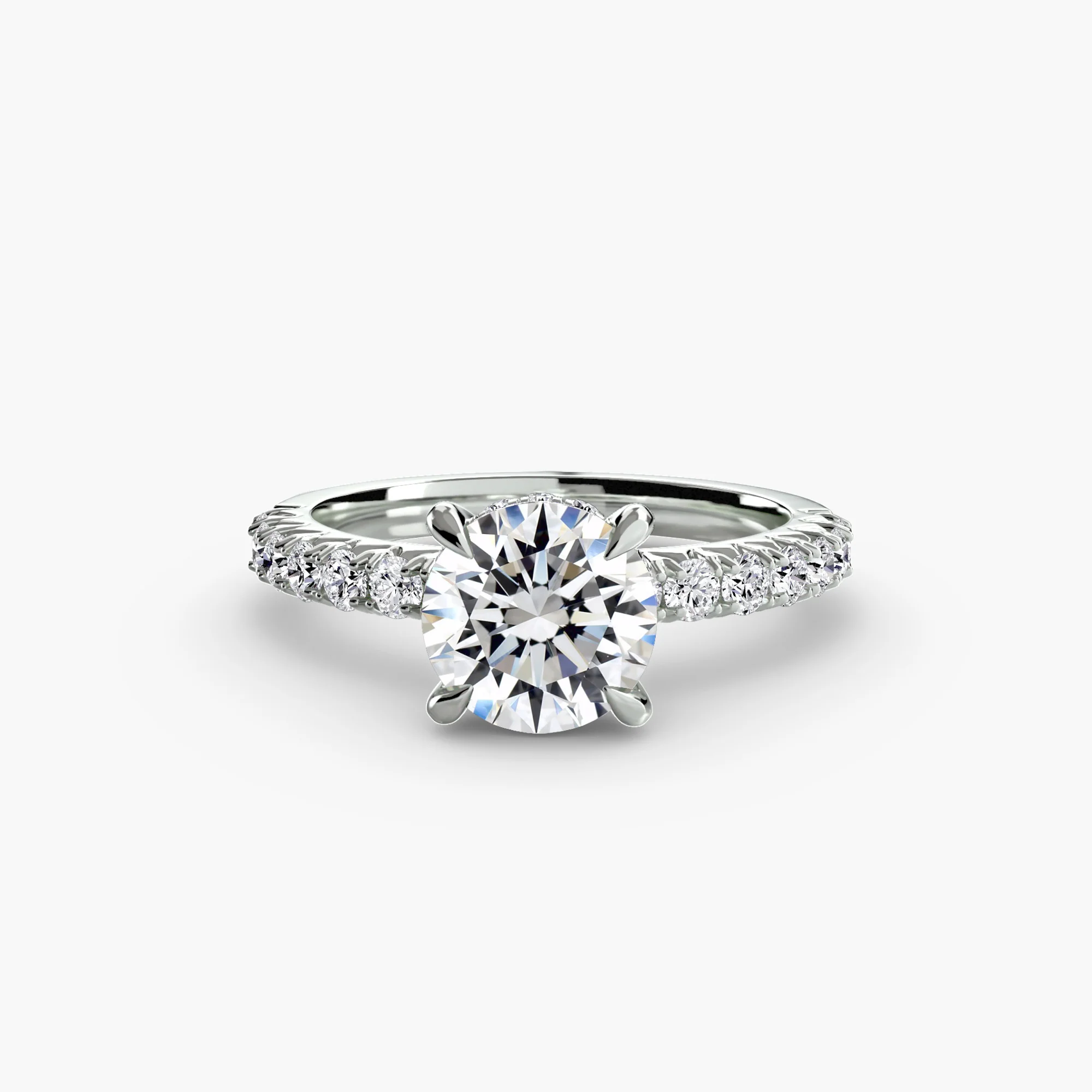 Solitaire with Pavé 6 - Image 5