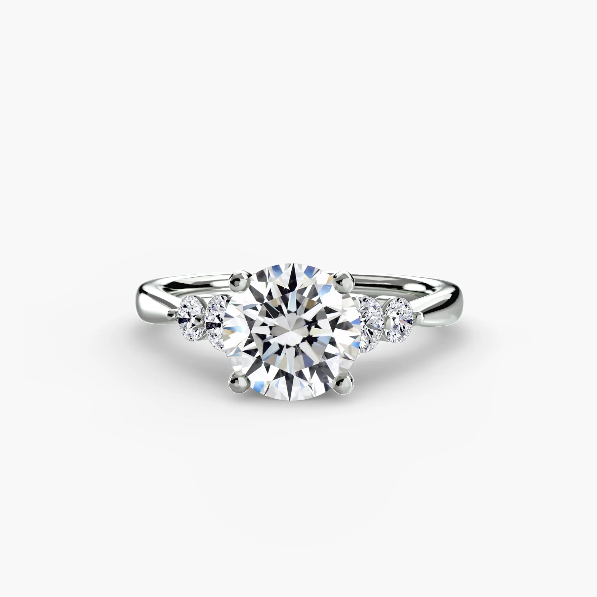 Solitaire with Shoulder Accents 2 - Image 60