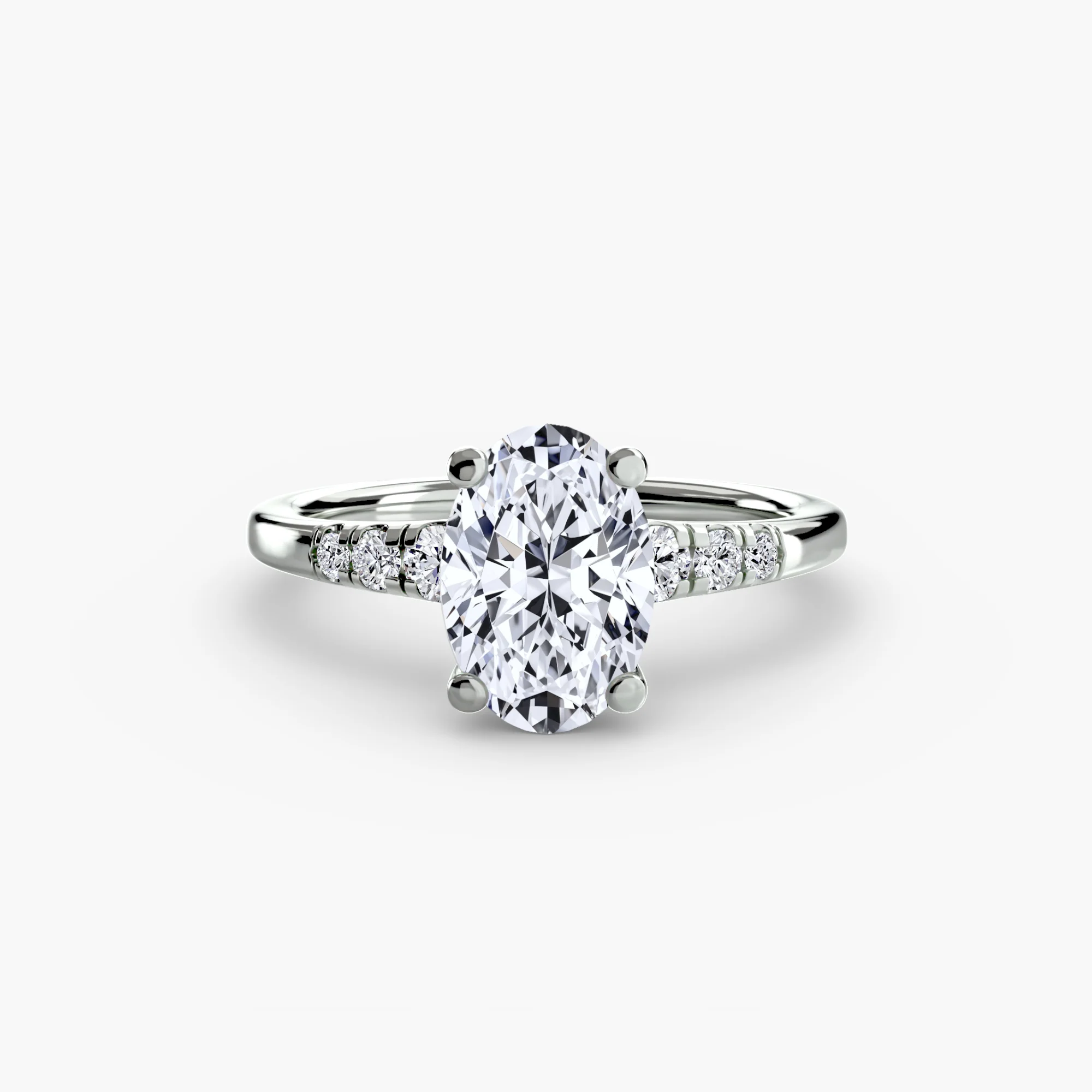 Solitaire with Shoulder Accents - Image 35