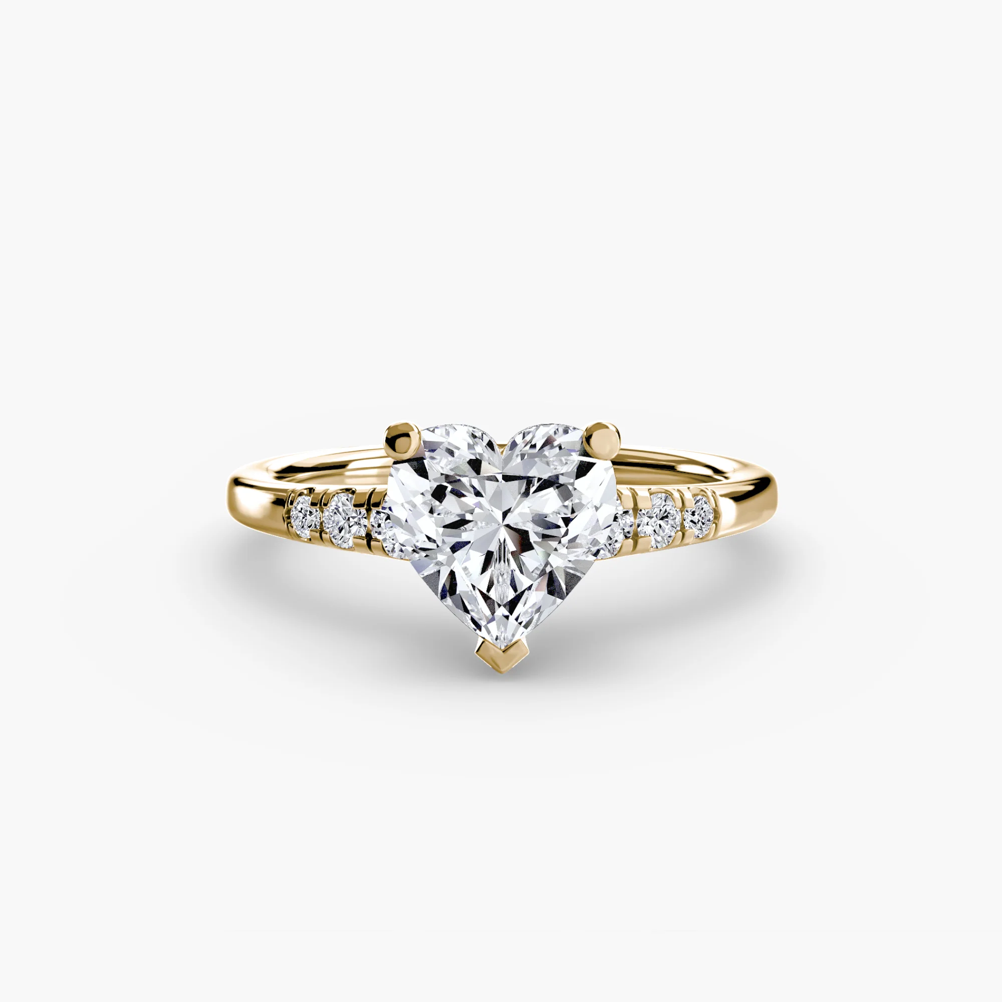 Solitaire with Shoulder Accents - Image 48