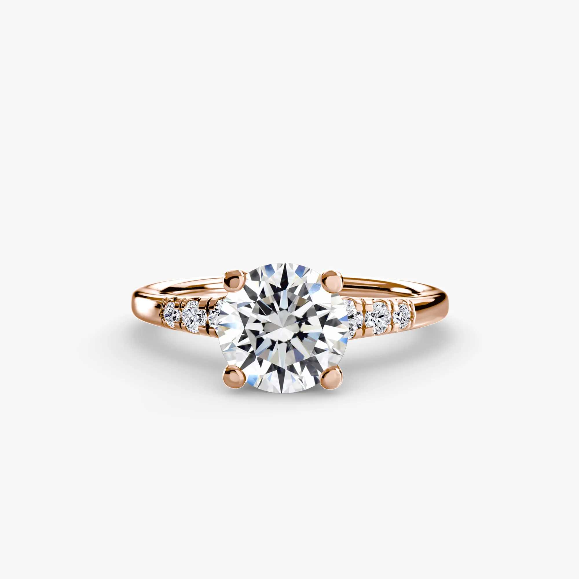 Solitaire with Shoulder Accents - Image 52