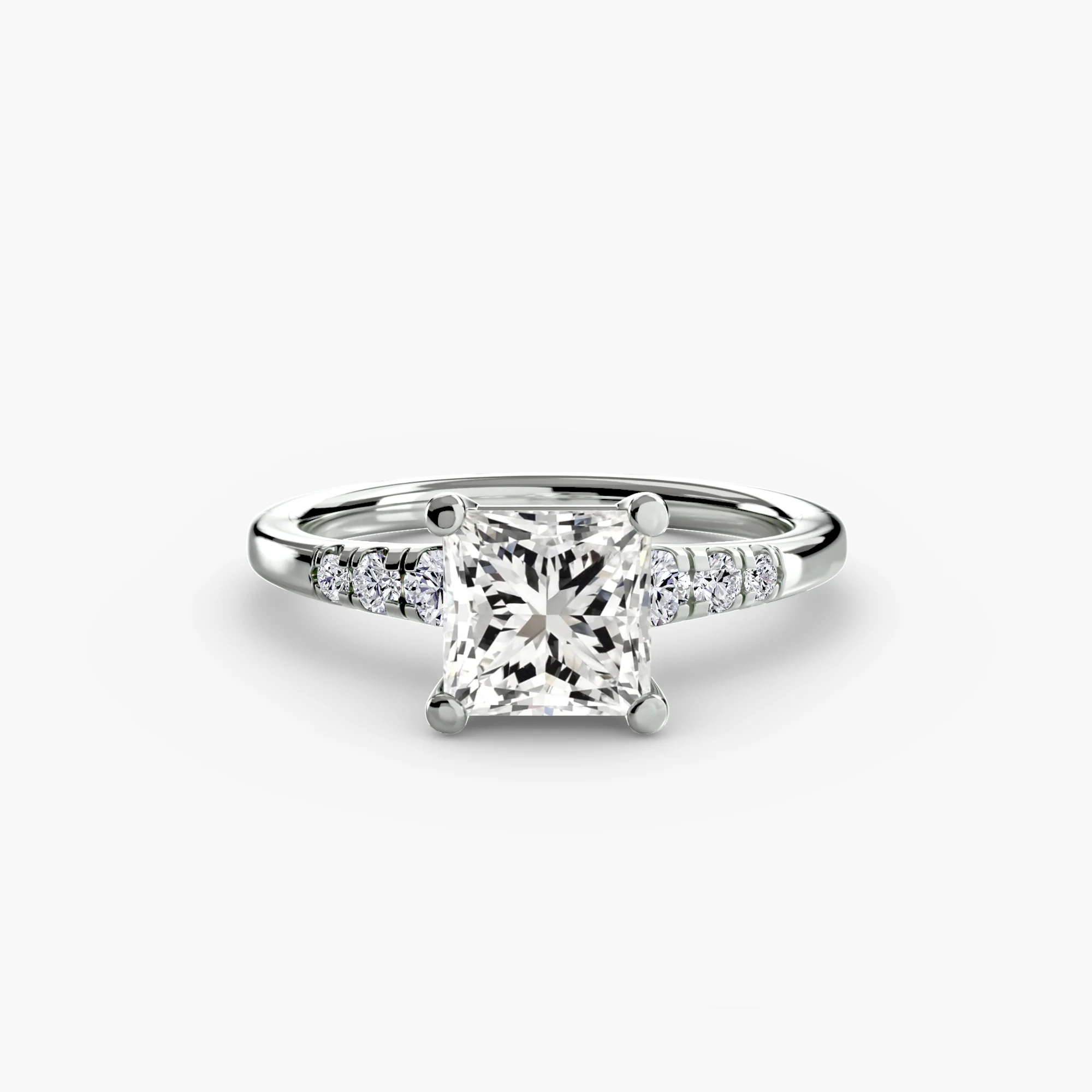 Solitaire with Shoulder Accents - Image 63