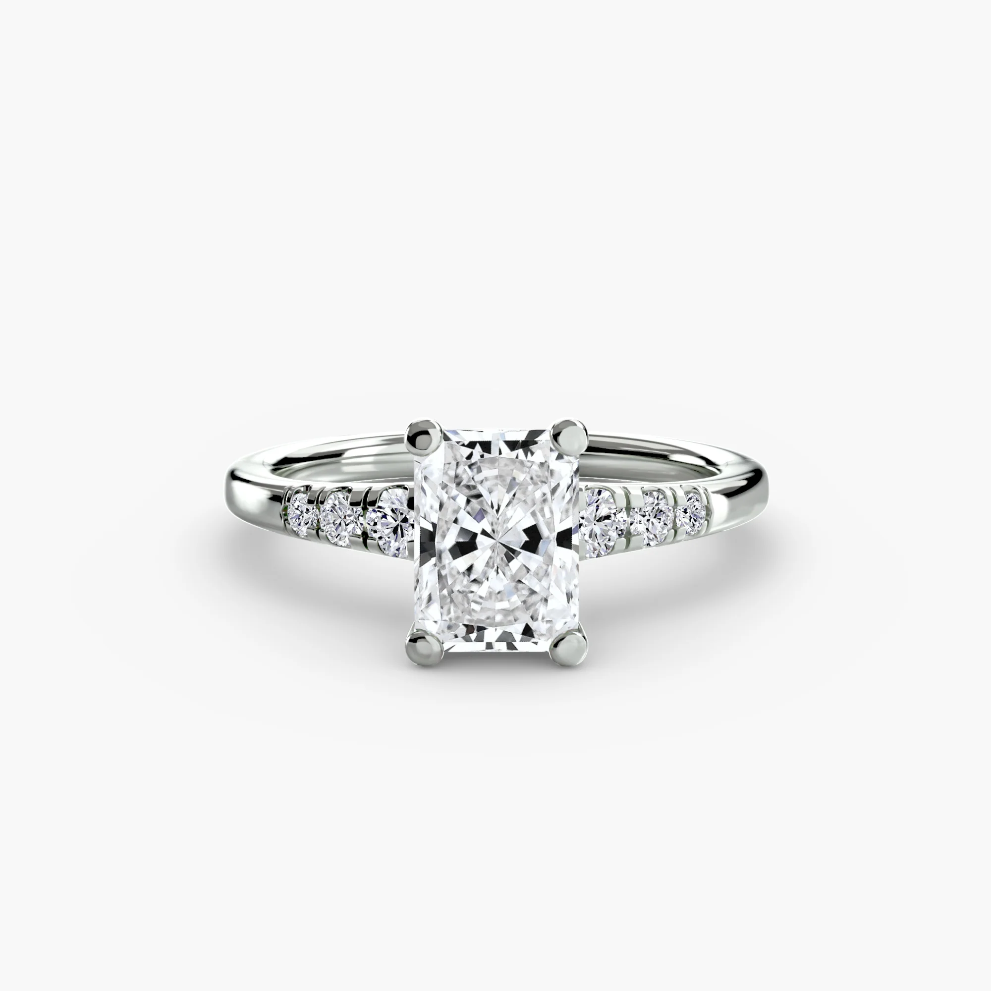 Solitaire with Shoulder Accents - Image 69