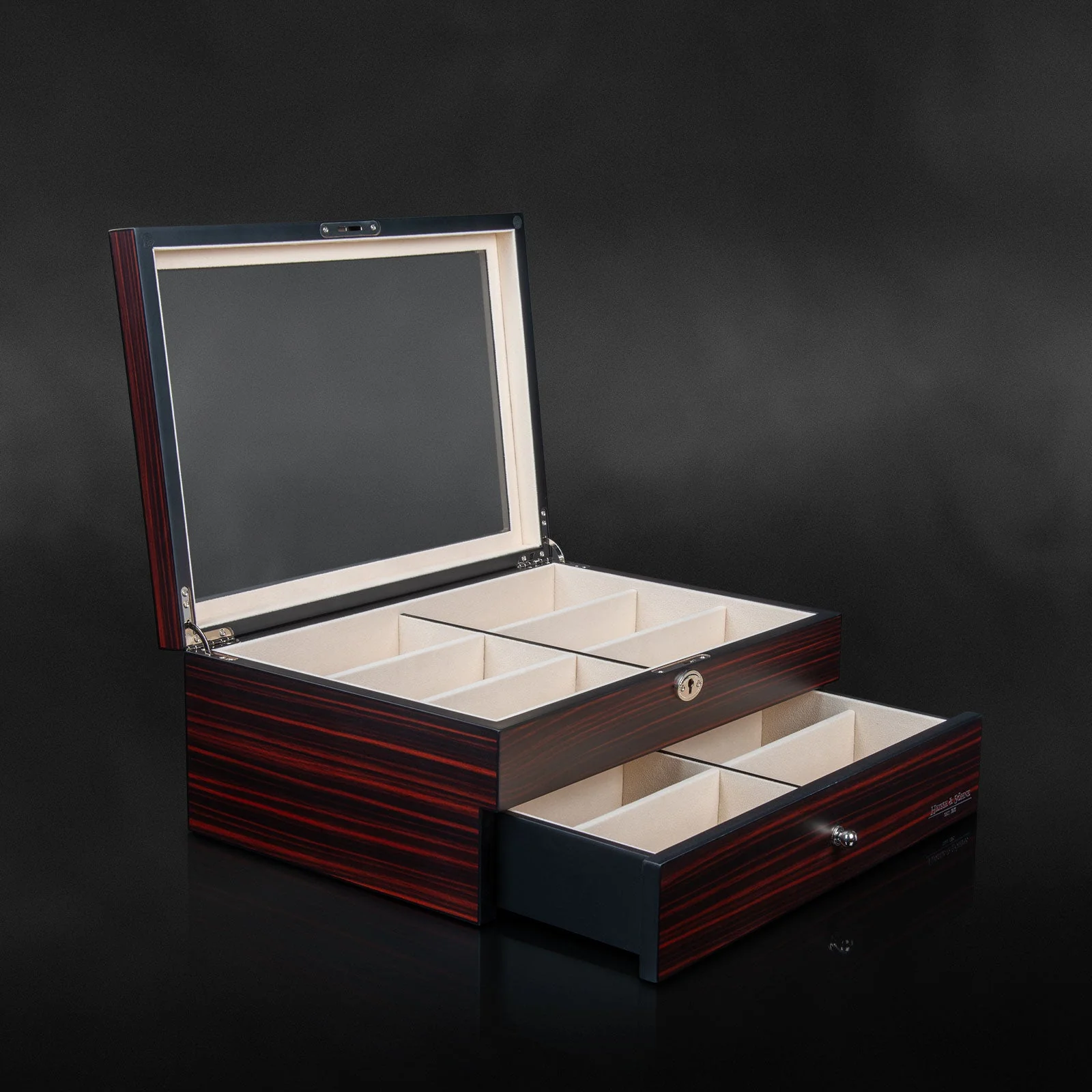 Sylt 12 Glasses Wood Box - Image 3