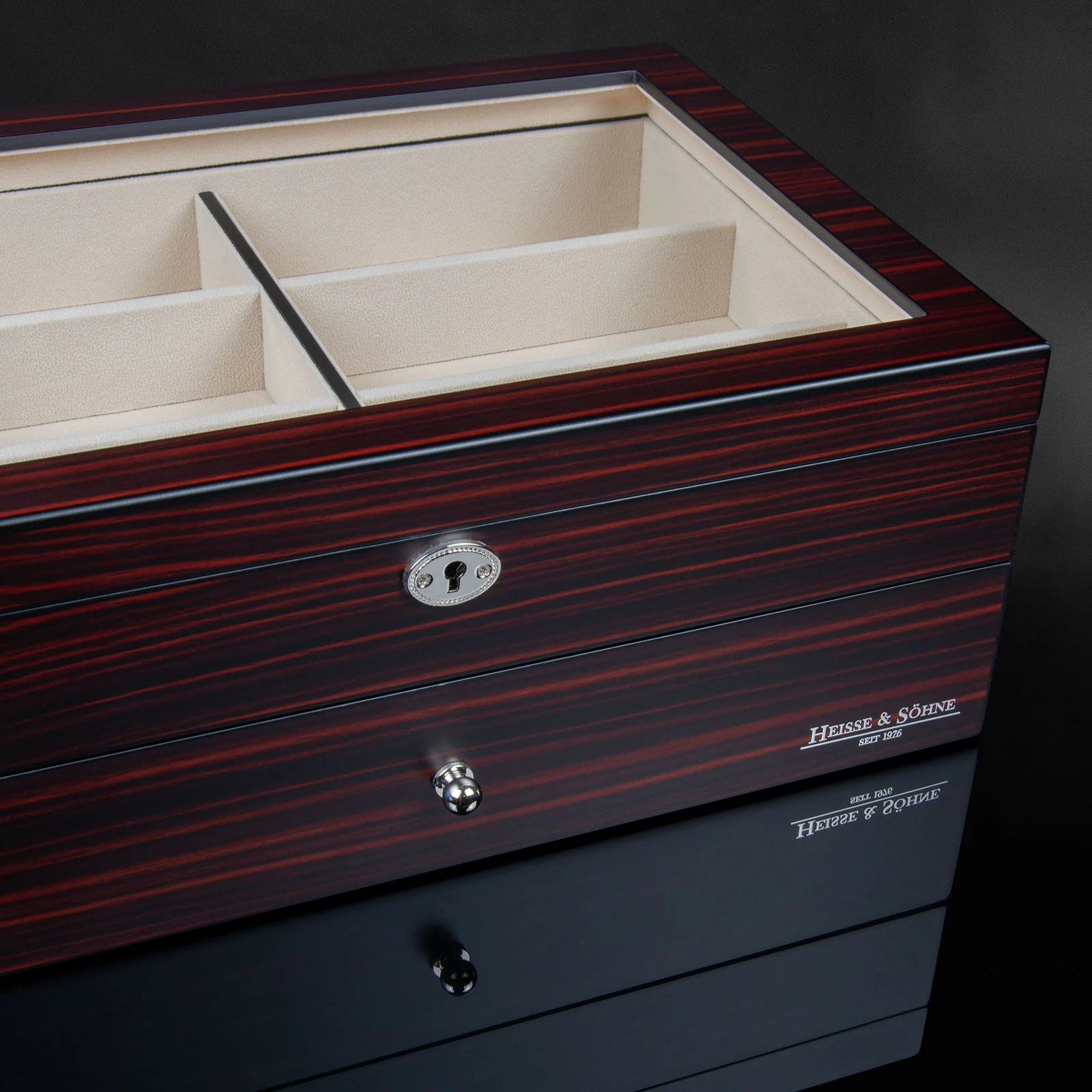 Sylt 12 Glasses Wood Box - Image 6