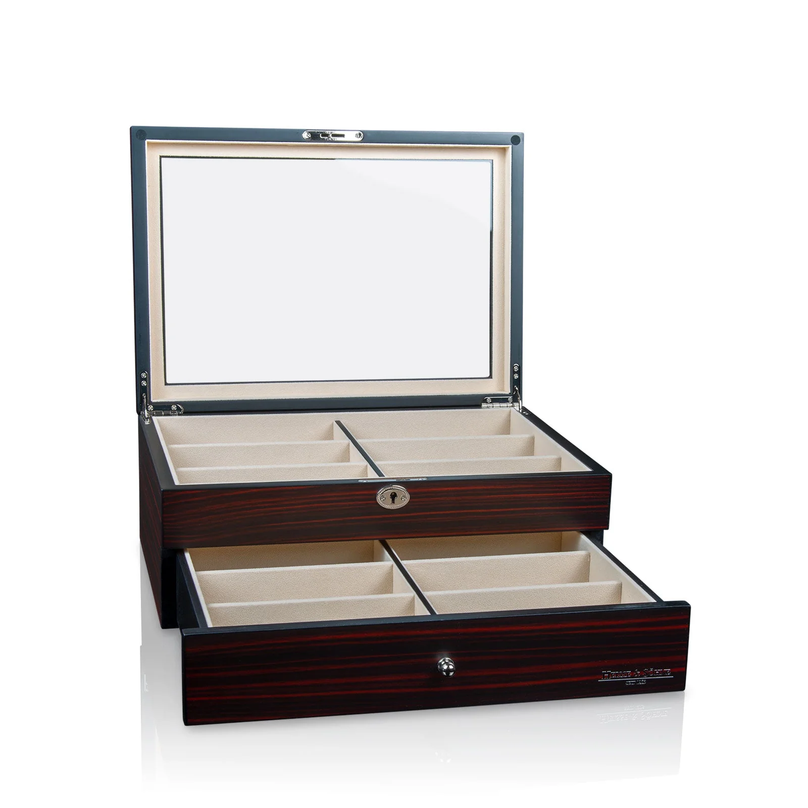 Sylt 12 Glasses Wood Box - Image 7