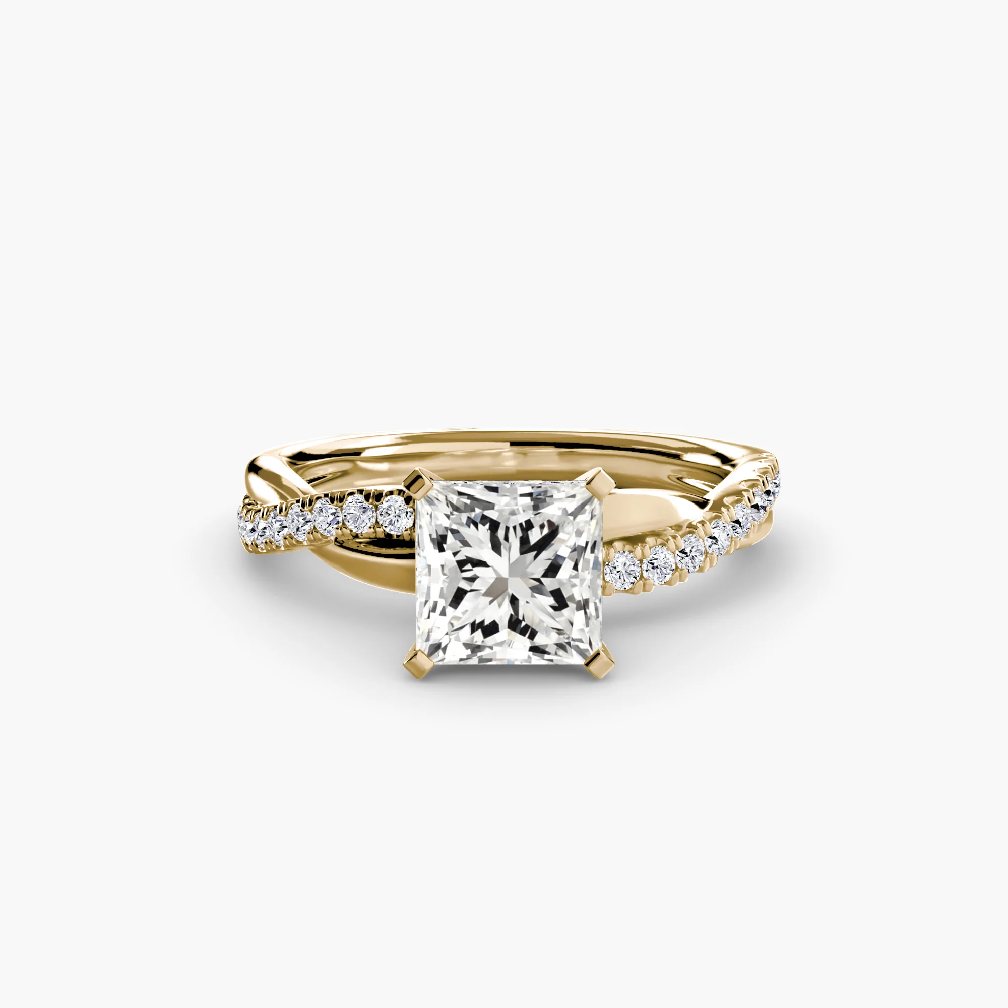 The Emerald Twist Pavé Ring - Image 11