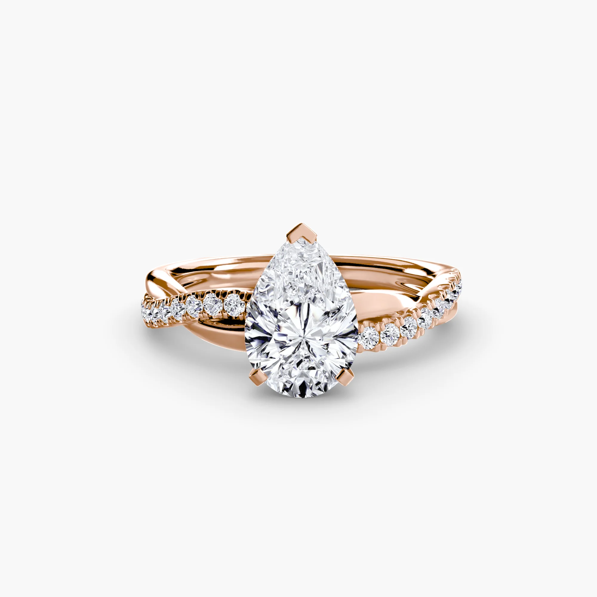 The Emerald Twist Pavé Ring - Image 23