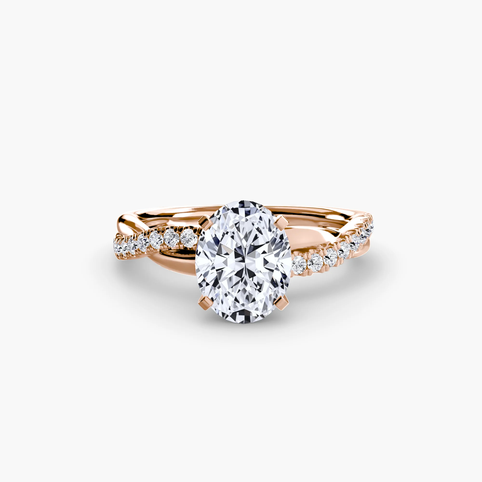The Emerald Twist Pavé Ring - Image 49